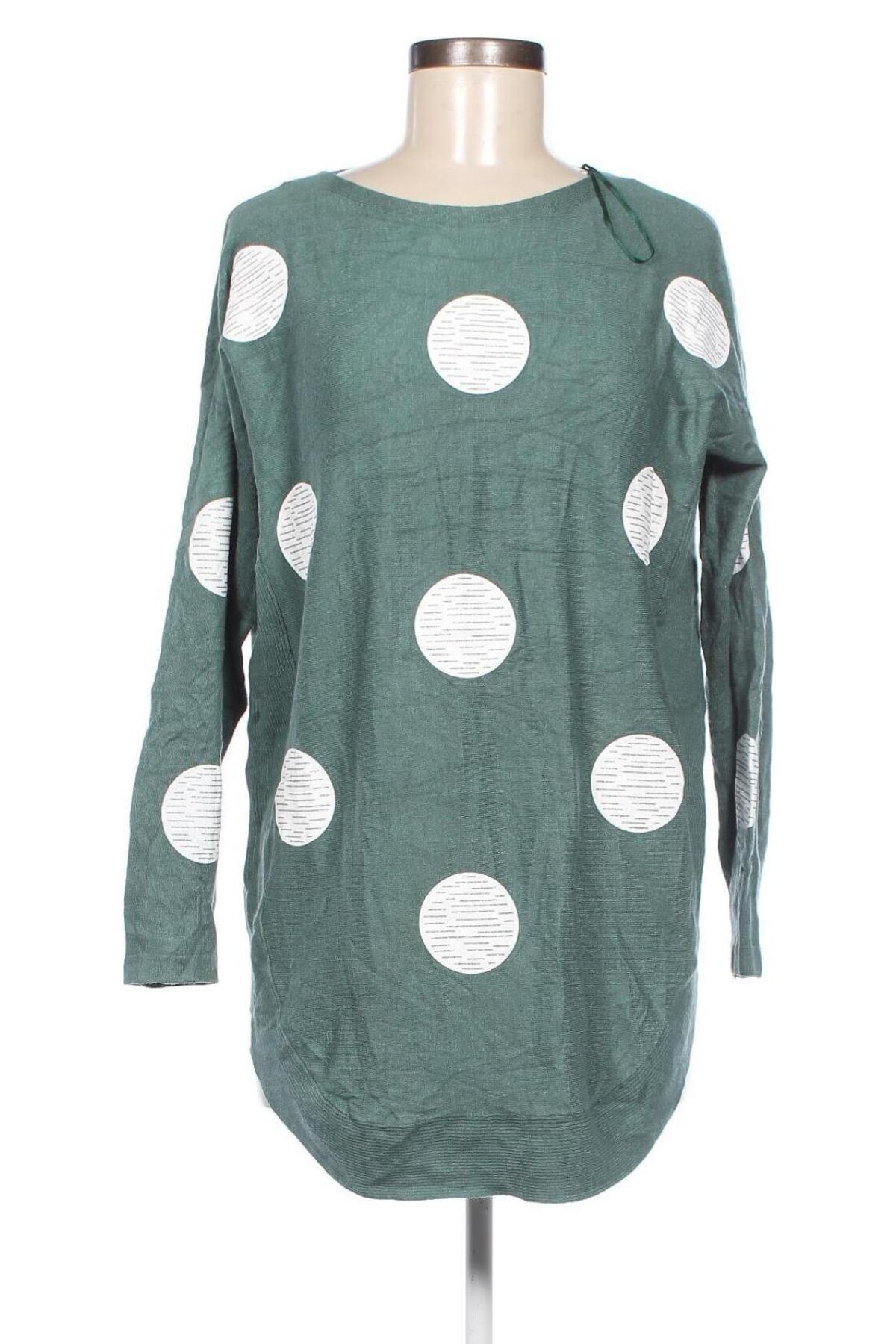Дамски пуловер Caroline K Morgan, Размер M, Цвят Зелен, Цена 11,60 лв.