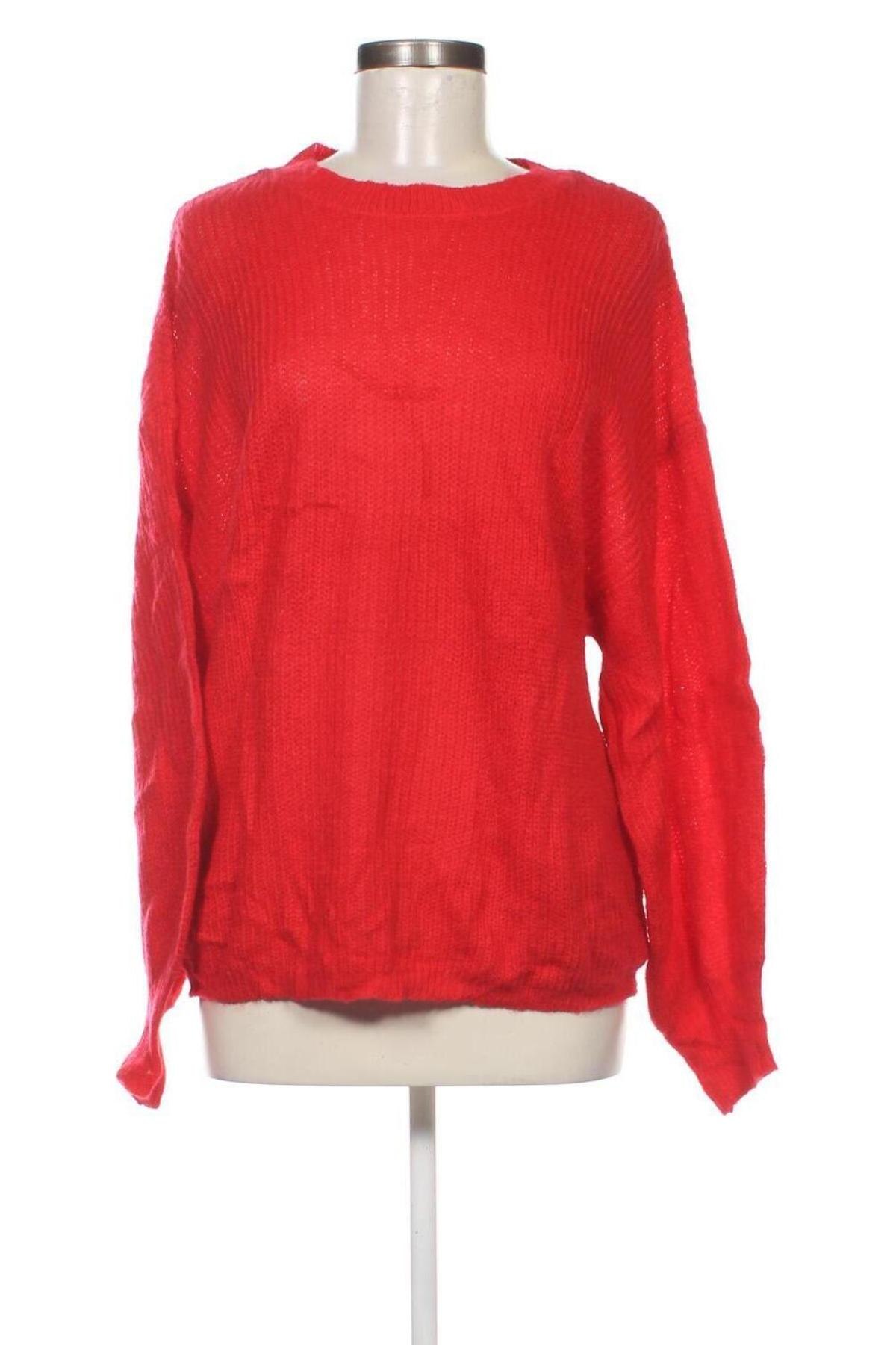Дамски пуловер Clockhouse, Размер XL, Цвят Червен, Цена 11,60 лв.