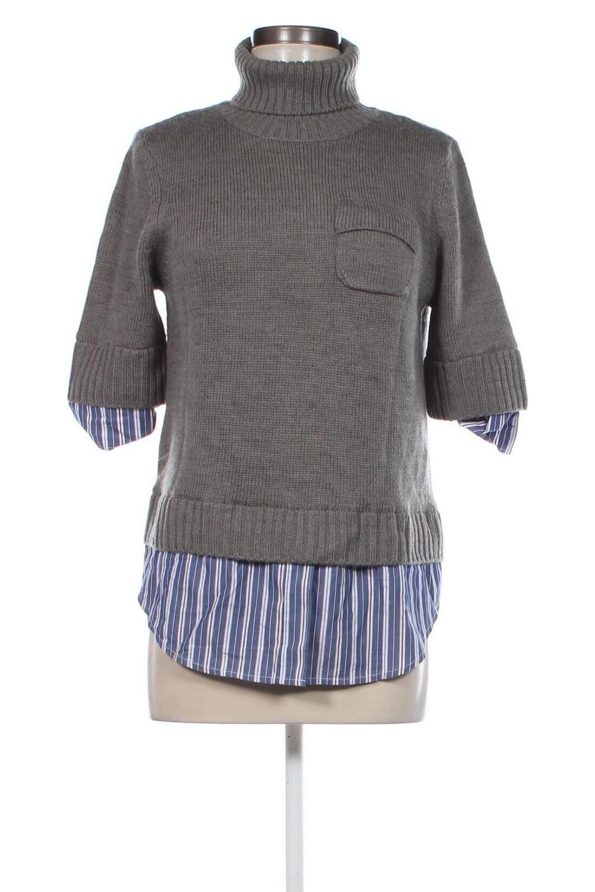 Дамски пуловер Cortefiel, Размер L, Цвят Сив, Цена 13,53 лв.