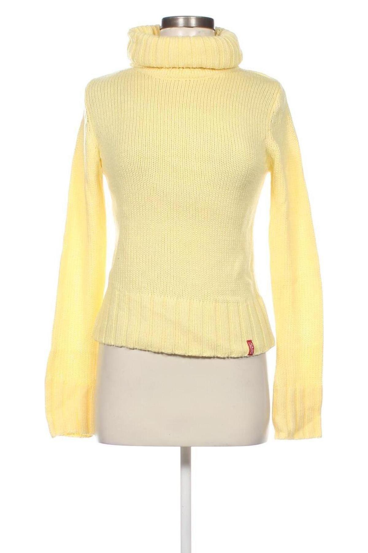 Дамски пуловер Flash Lights, Размер S, Цвят Жълт, Цена 11,60 лв.