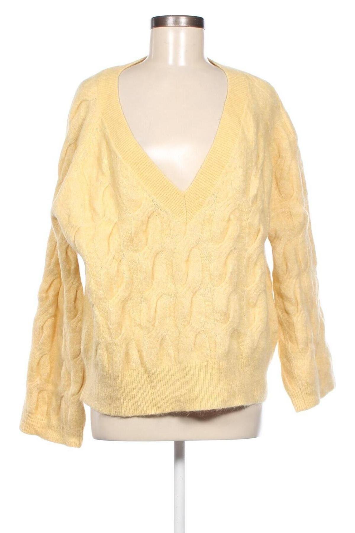 Дамски пуловер H&M, Размер M, Цвят Жълт, Цена 9,57 лв.