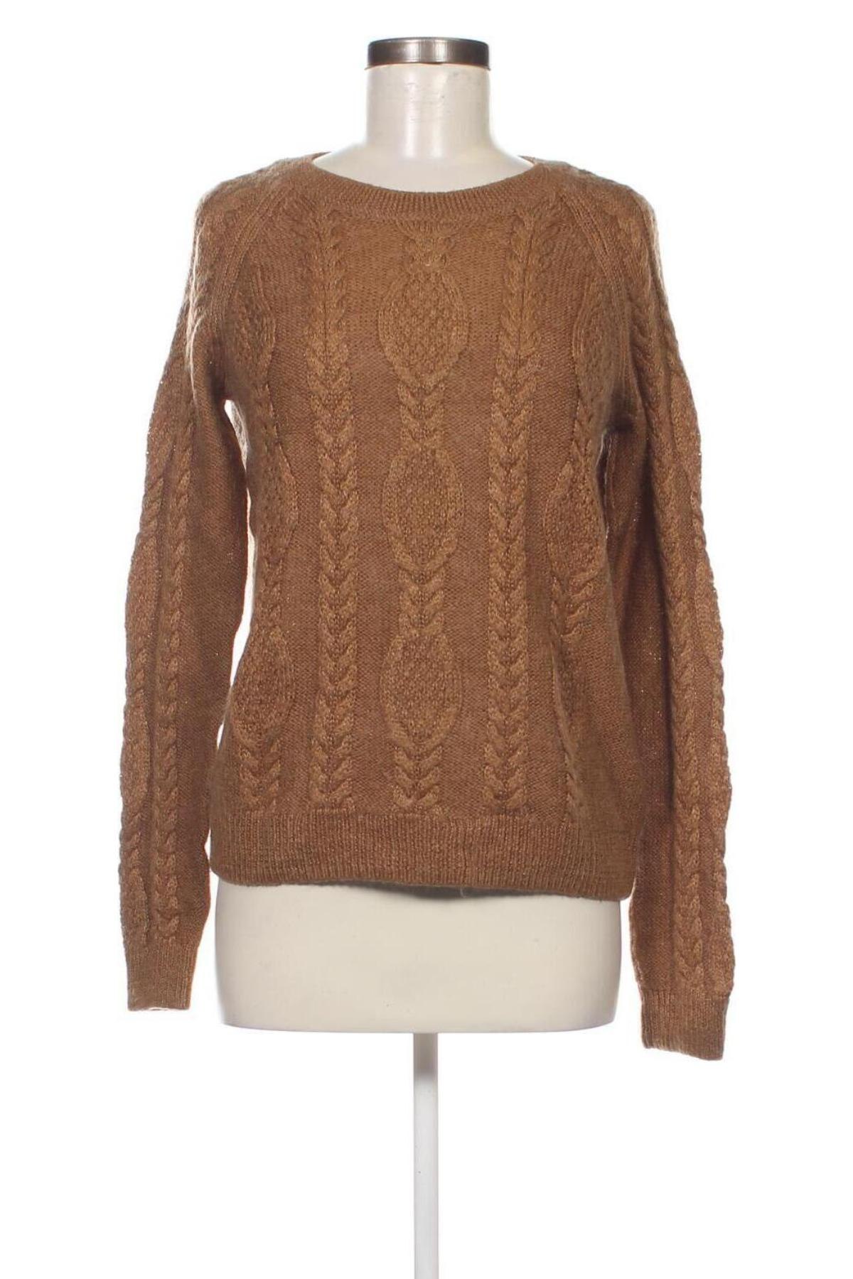 Дамски пуловер H&M, Размер L, Цвят Кафяв, Цена 9,57 лв.