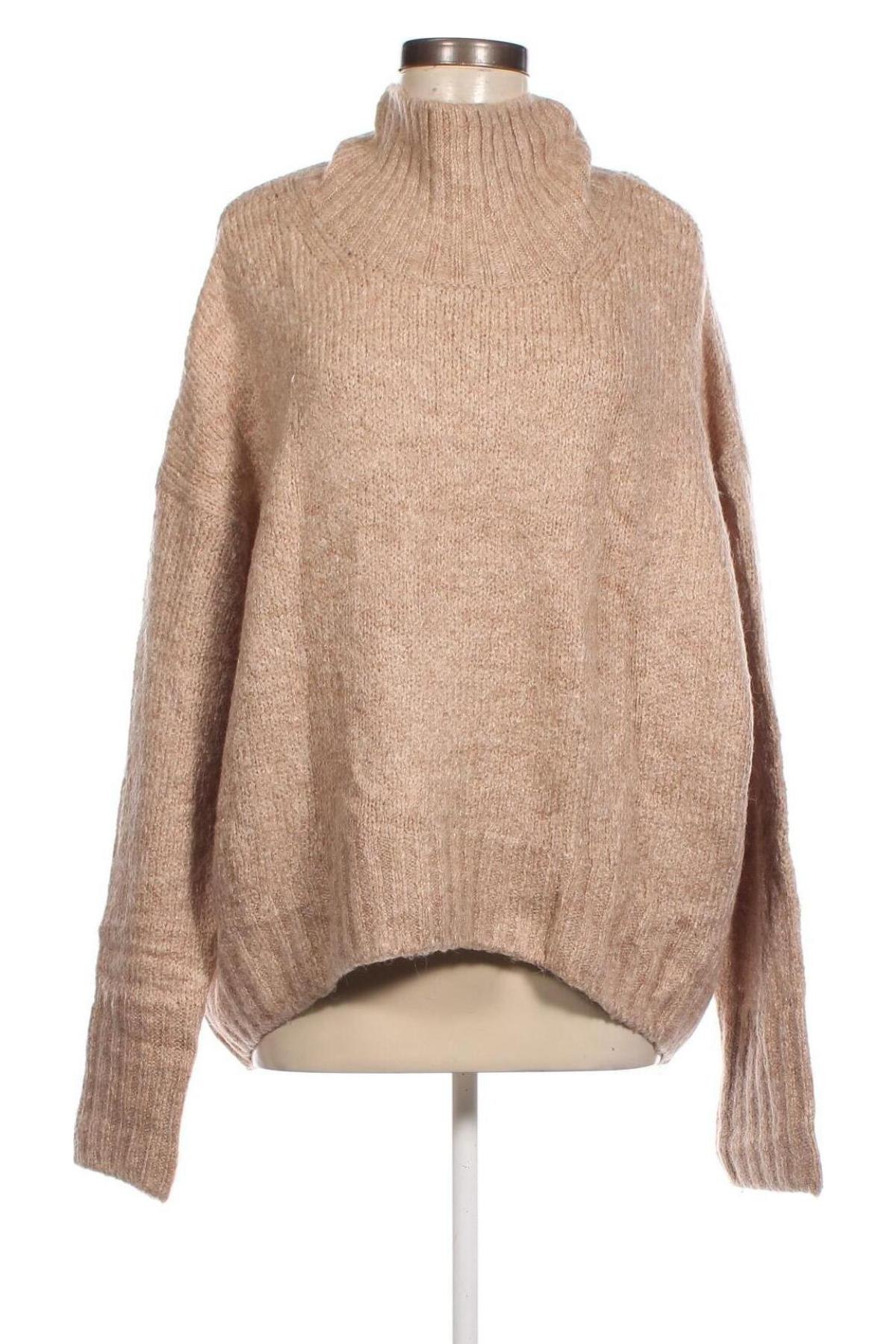 Damski sweter H&M, Rozmiar L, Kolor Brązowy, Cena 32,99 zł