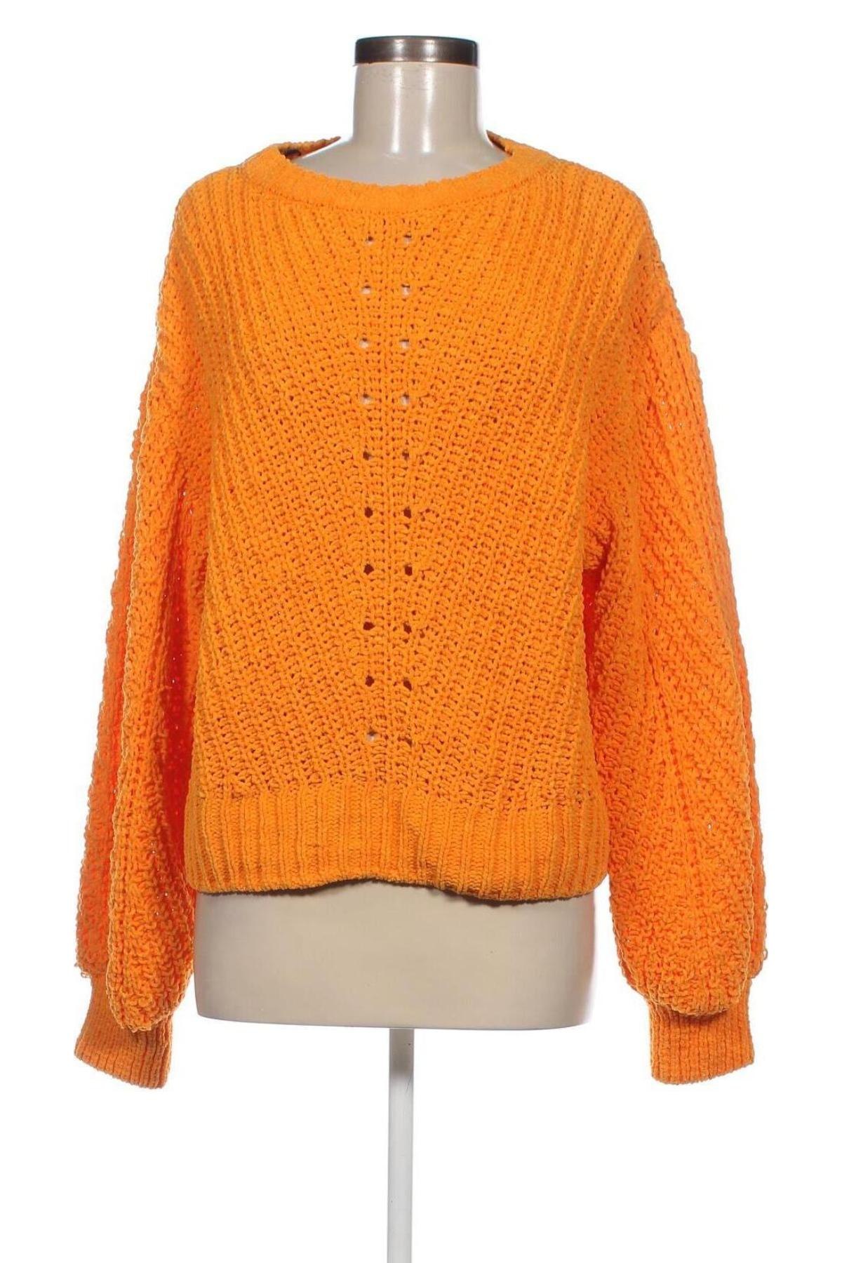 Damski sweter H&M, Rozmiar L, Kolor Pomarańczowy, Cena 28,99 zł