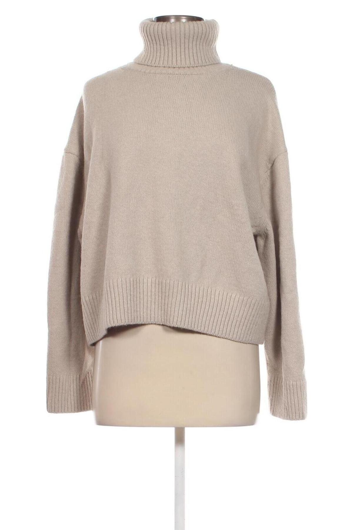 Дамски пуловер H&M, Размер M, Цвят Бежов, Цена 13,92 лв.