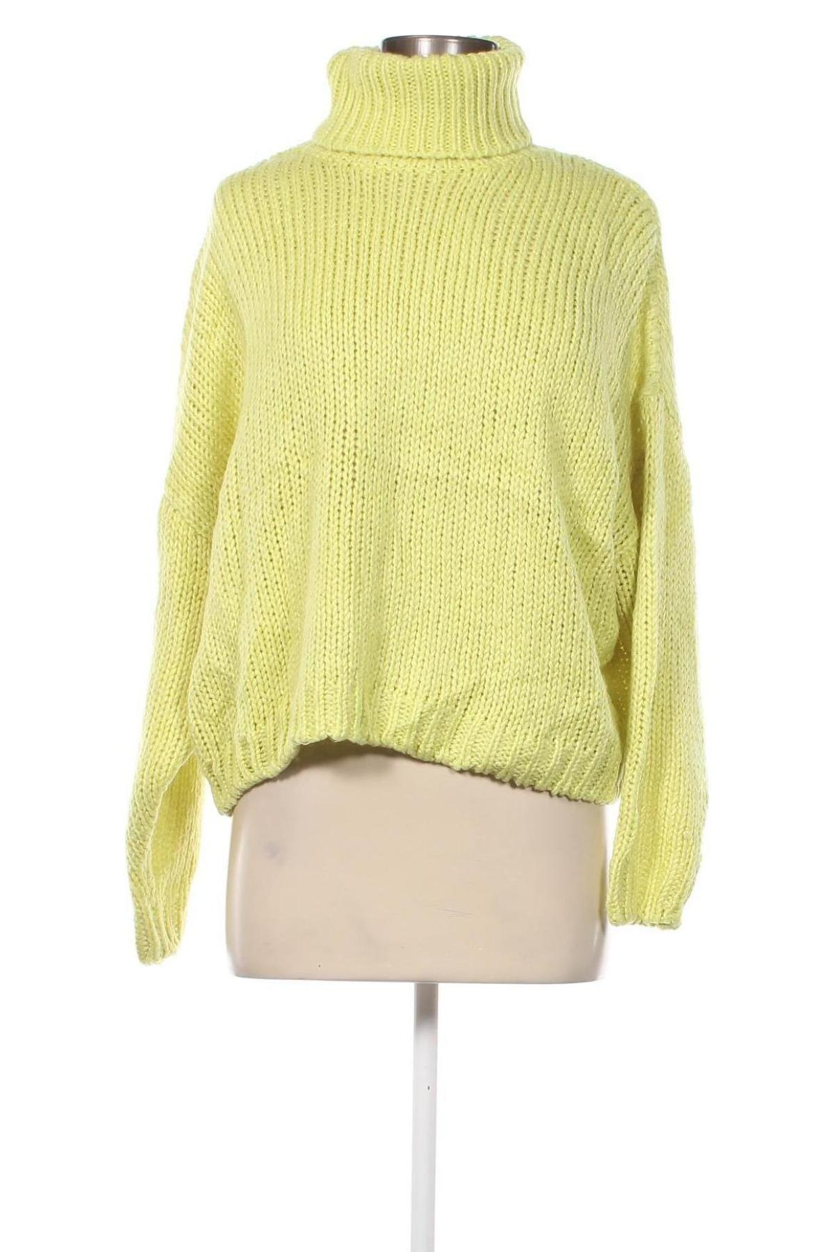 Дамски пуловер H&M Divided, Размер L, Цвят Зелен, Цена 11,60 лв.