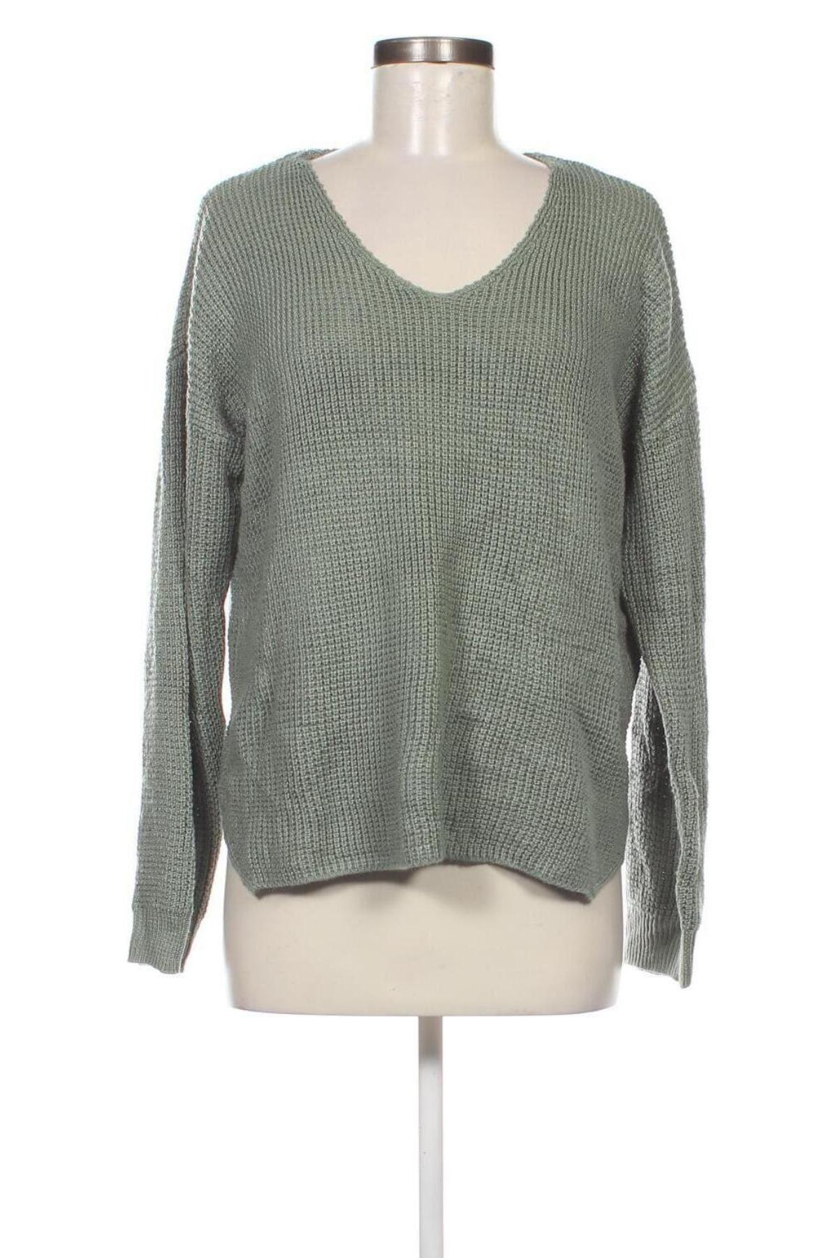 Дамски пуловер Khoko, Размер XL, Цвят Зелен, Цена 13,63 лв.
