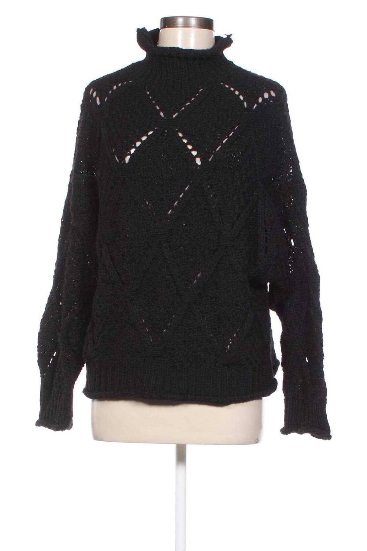 Дамски пуловер Made In Italy, Размер M, Цвят Черен, Цена 9,57 лв.