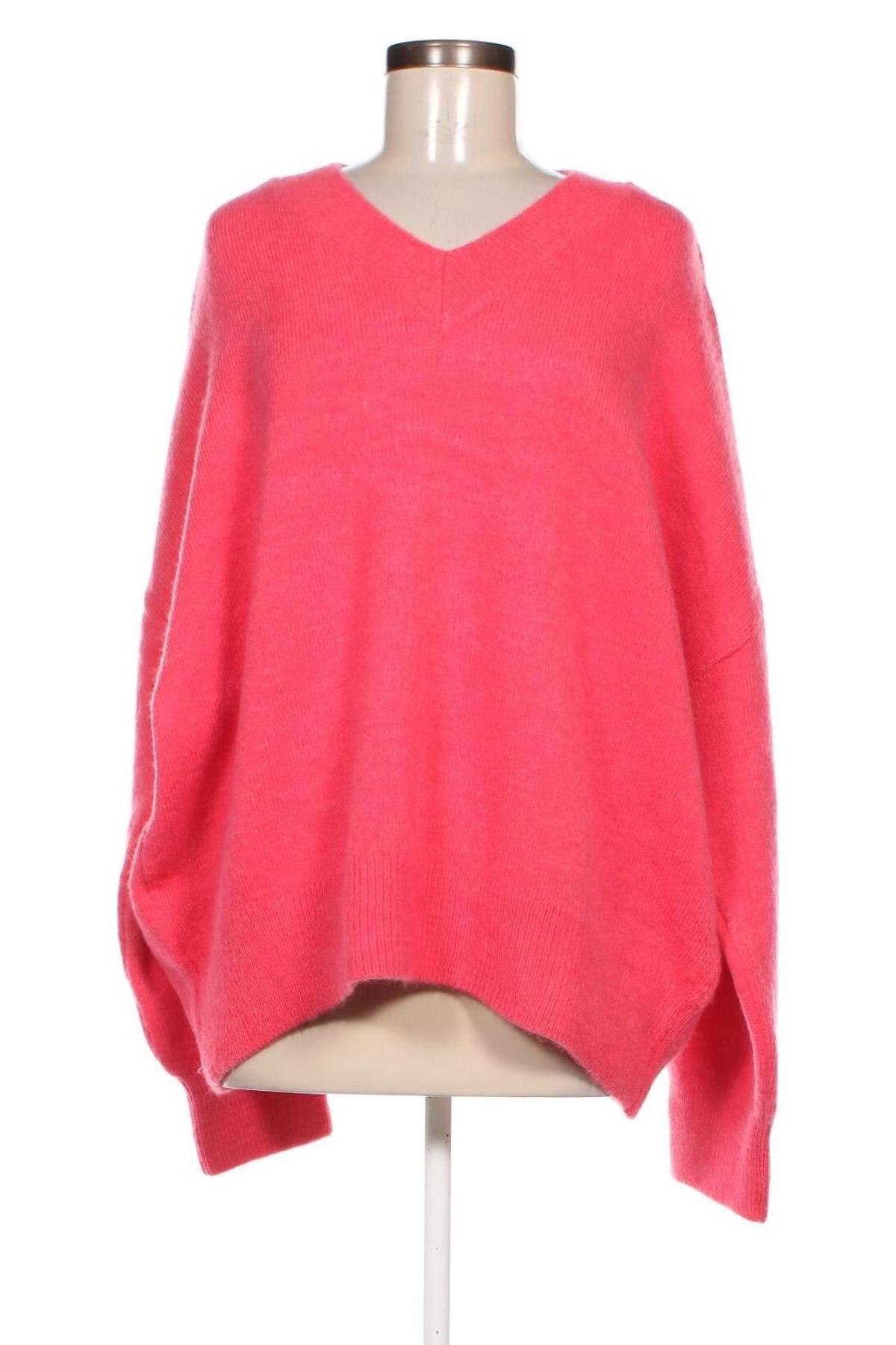Дамски пуловер Mango, Размер 4XL, Цвят Розов, Цена 27,90 лв.