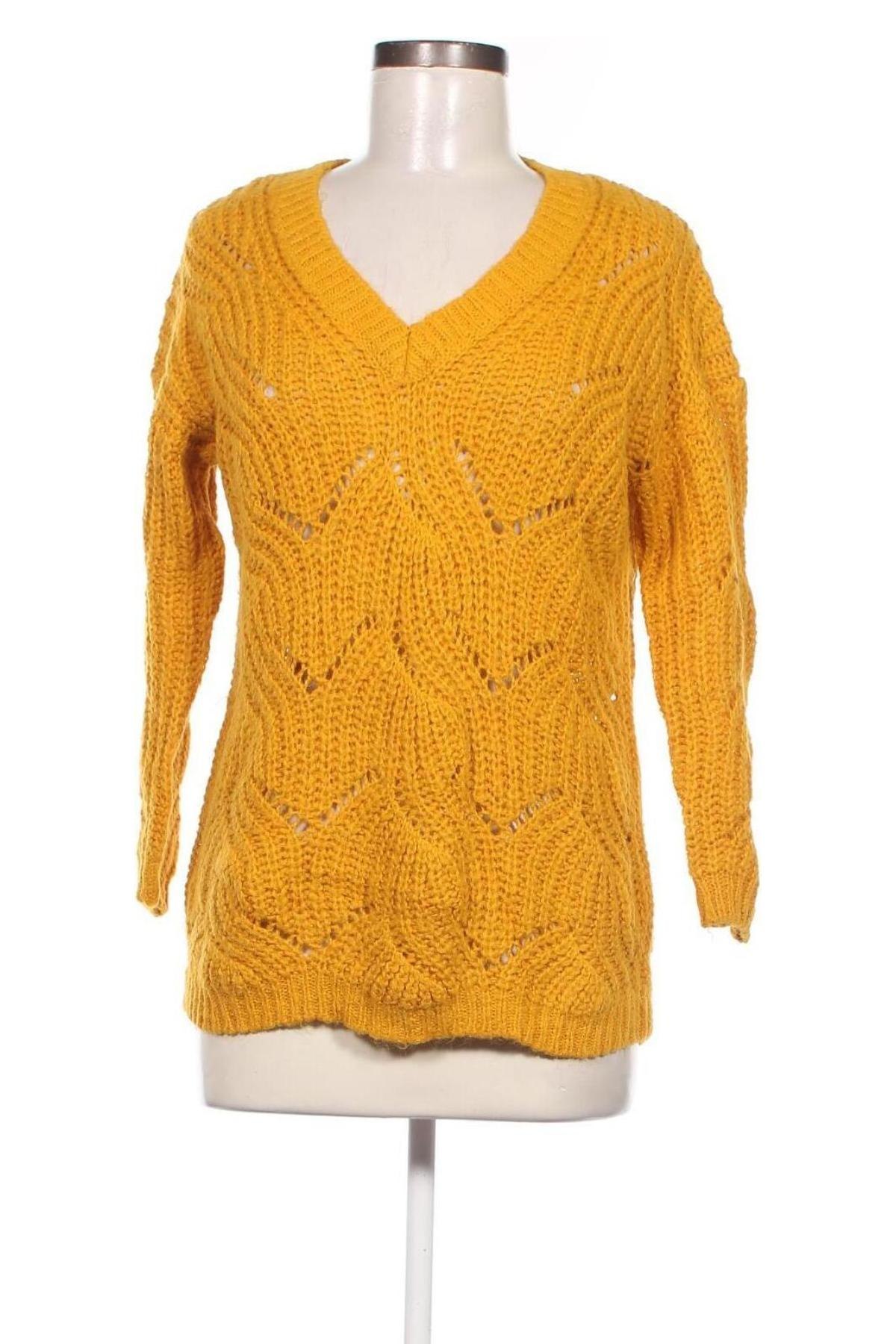 Дамски пуловер ONLY, Размер XS, Цвят Жълт, Цена 10,80 лв.