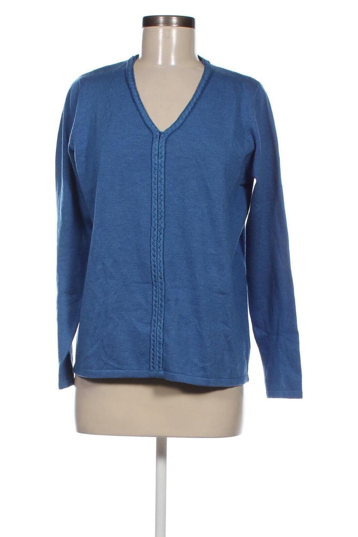 Γυναικείο πουλόβερ Pilar Prieto, Μέγεθος L, Χρώμα Μπλέ, Τιμή 7,71 €