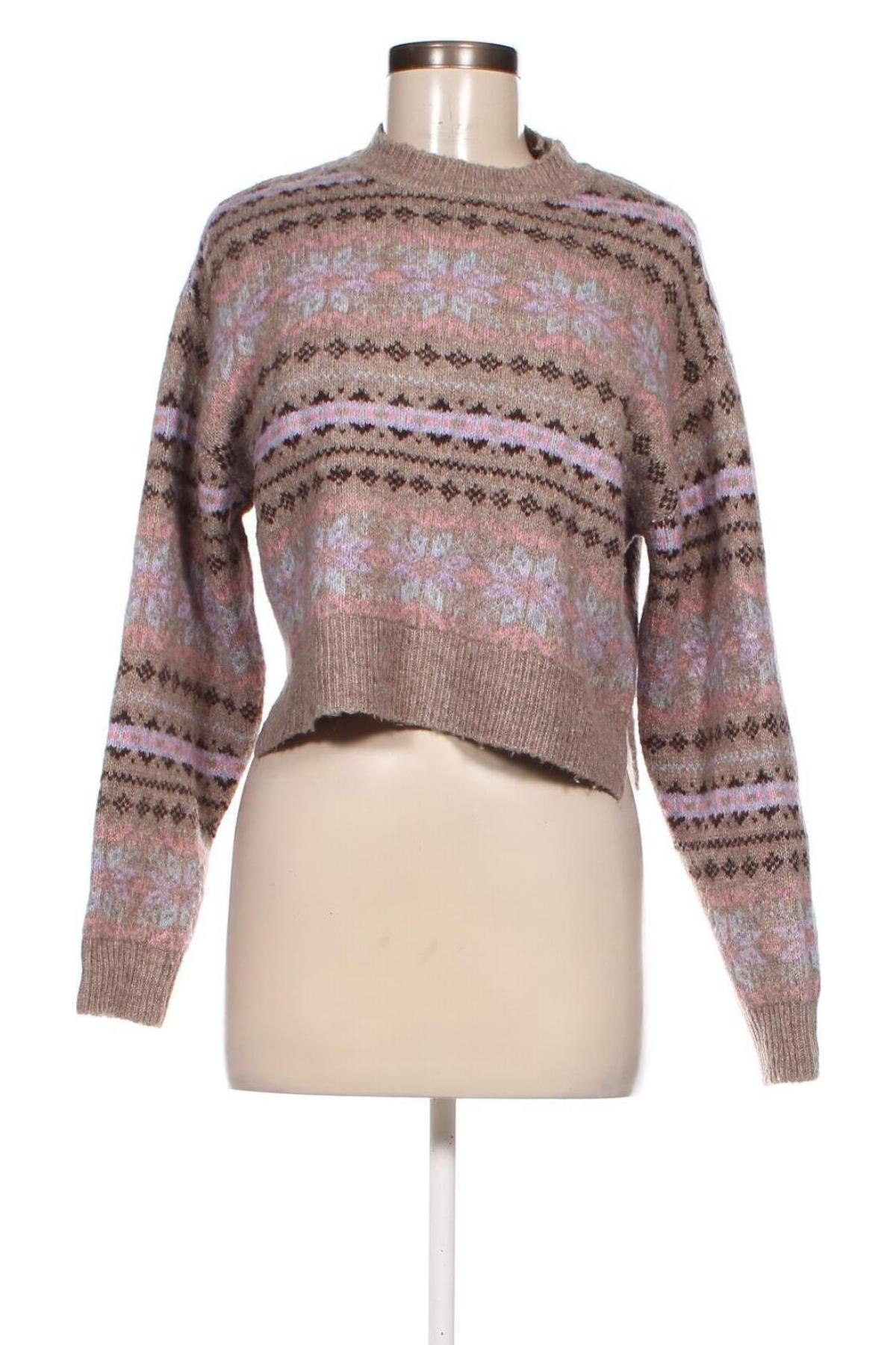 Pulover de femei Pull&Bear, Mărime S, Culoare Multicolor, Preț 29,99 Lei