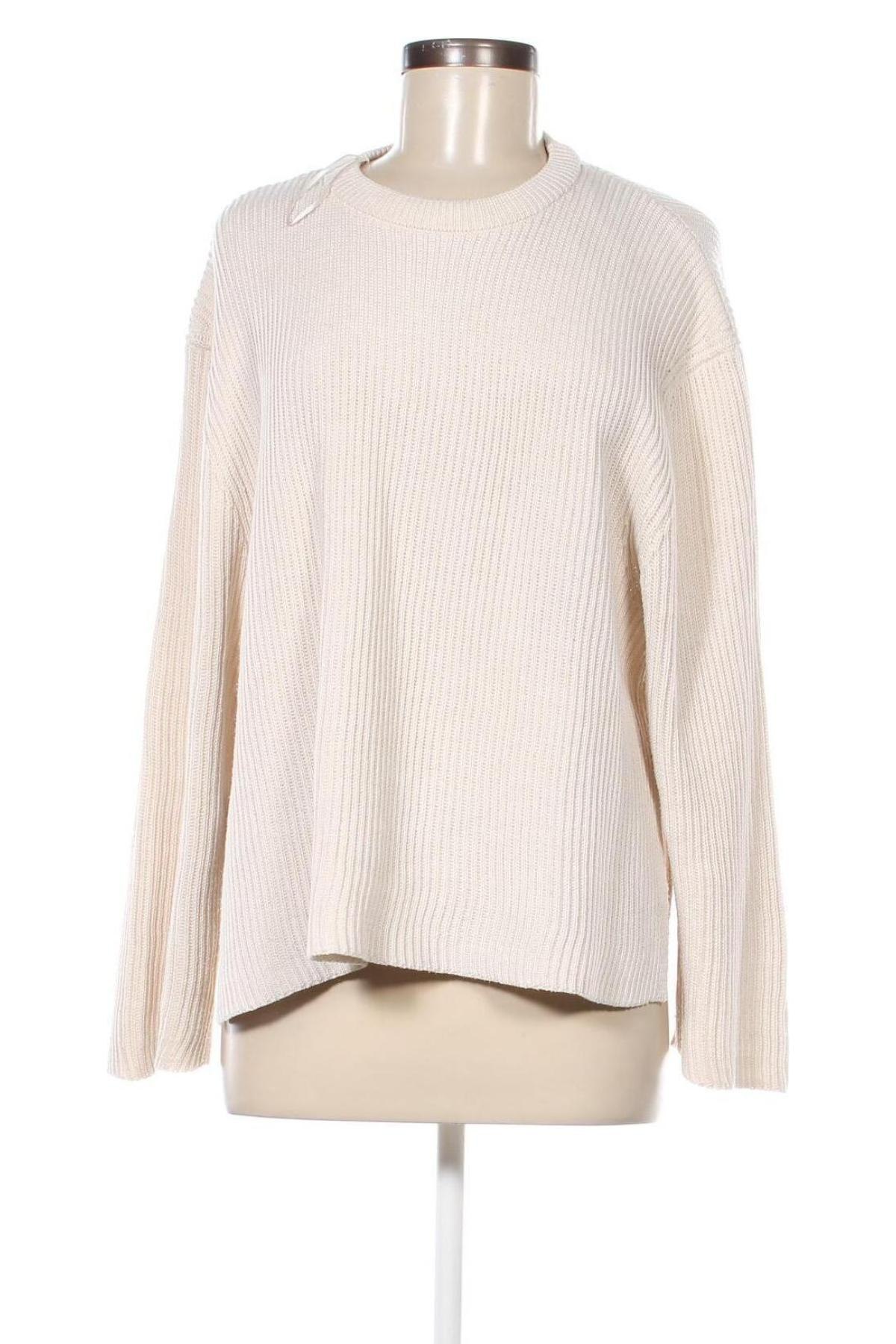 Γυναικείο πουλόβερ Pull&Bear, Μέγεθος M, Χρώμα Εκρού, Τιμή 11,14 €