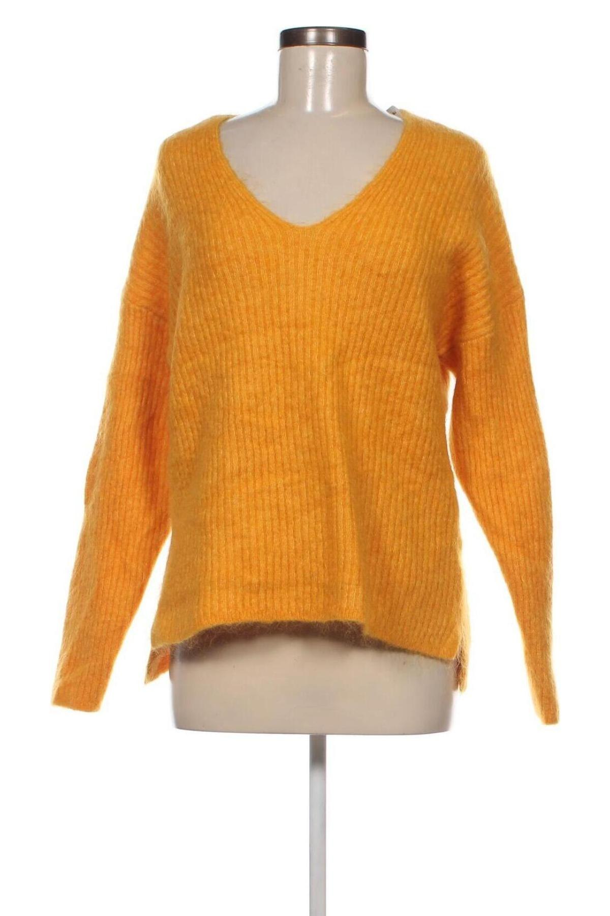 Γυναικείο πουλόβερ Second Female, Μέγεθος L, Χρώμα Κίτρινο, Τιμή 16,49 €