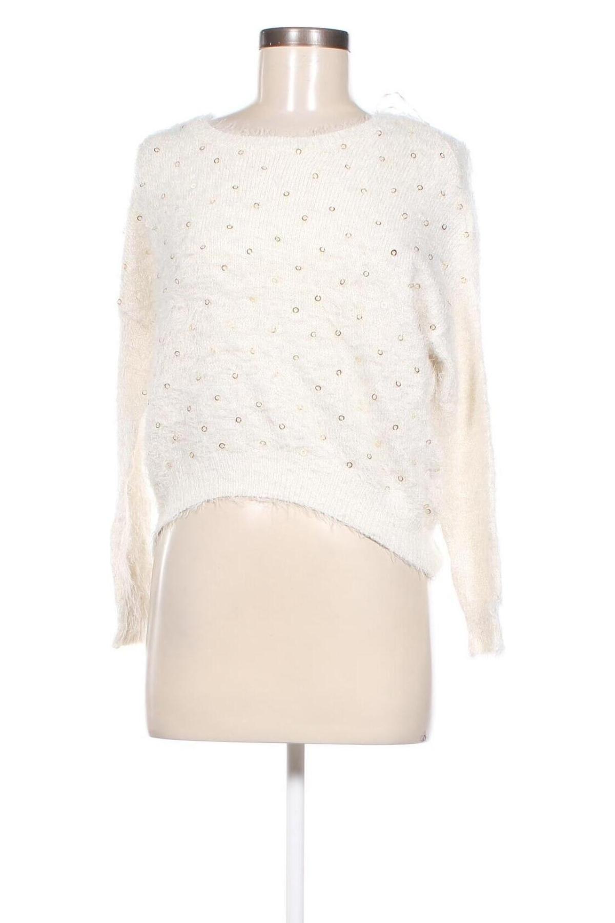 Γυναικείο πουλόβερ Tally Weijl, Μέγεθος XS, Χρώμα Εκρού, Τιμή 7,18 €