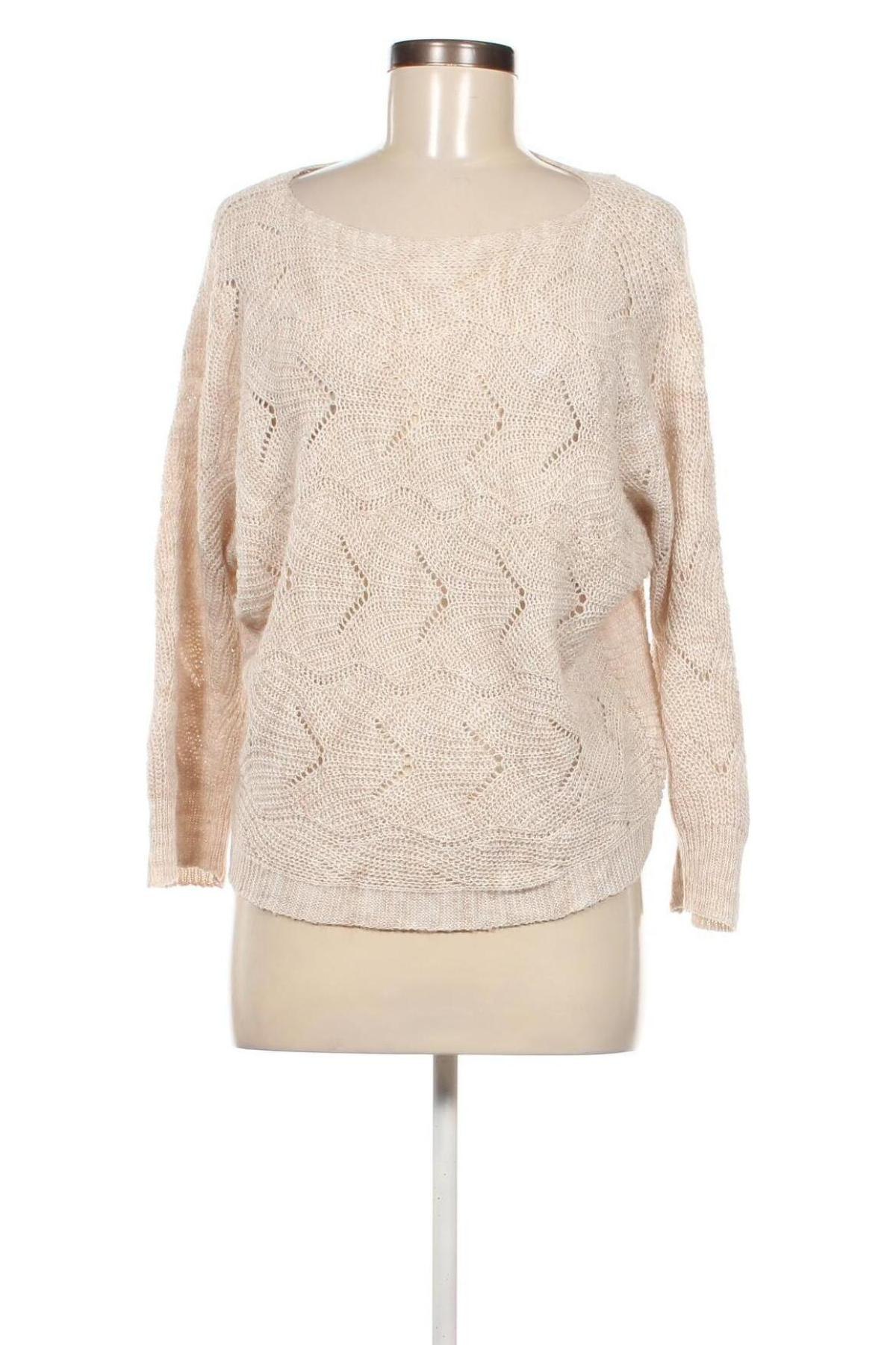 Дамски пуловер Terra di Siena, Размер M, Цвят Бежов, Цена 16,40 лв.