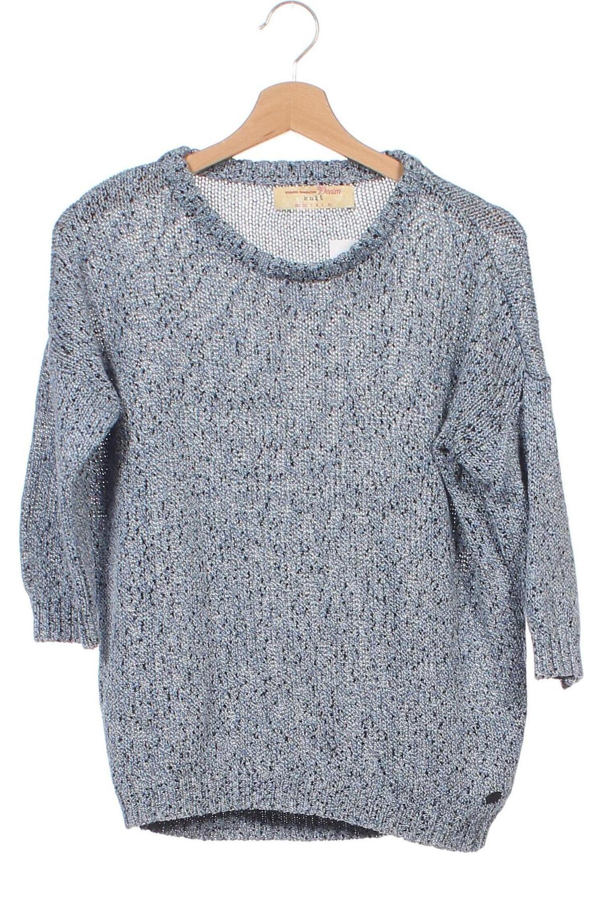 Дамски пуловер Tom Tailor, Размер XS, Цвят Син, Цена 26,75 лв.