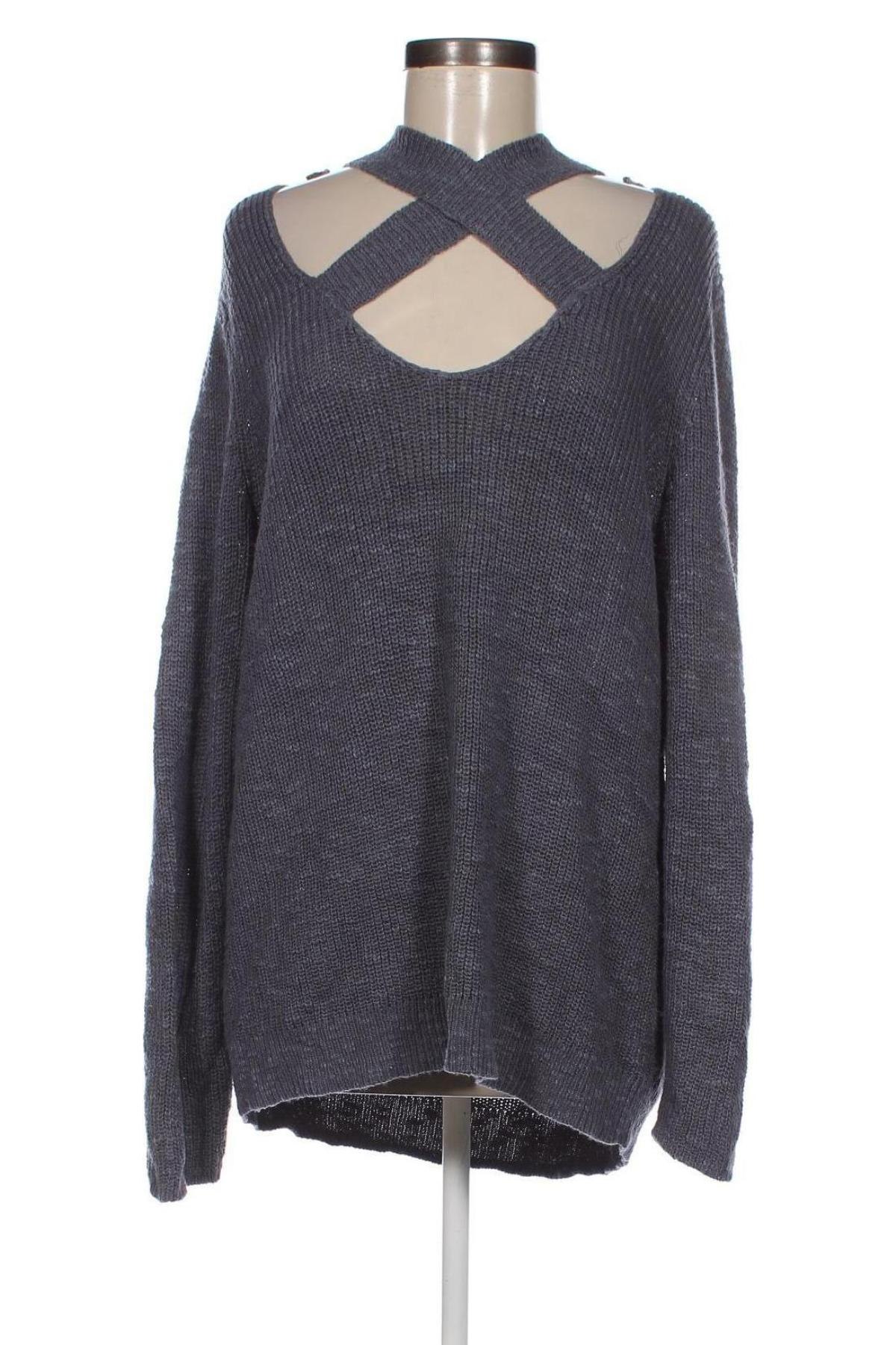 Дамски пуловер Torrid, Размер M, Цвят Сив, Цена 14,21 лв.