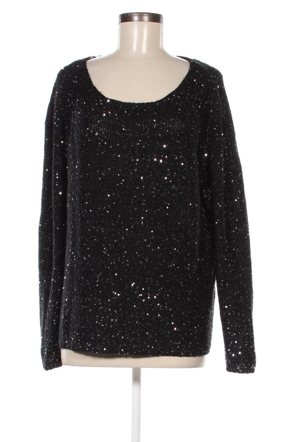 Γυναικείο πουλόβερ Yes Or No, Μέγεθος XL, Χρώμα Μαύρο, Τιμή 7,18 €