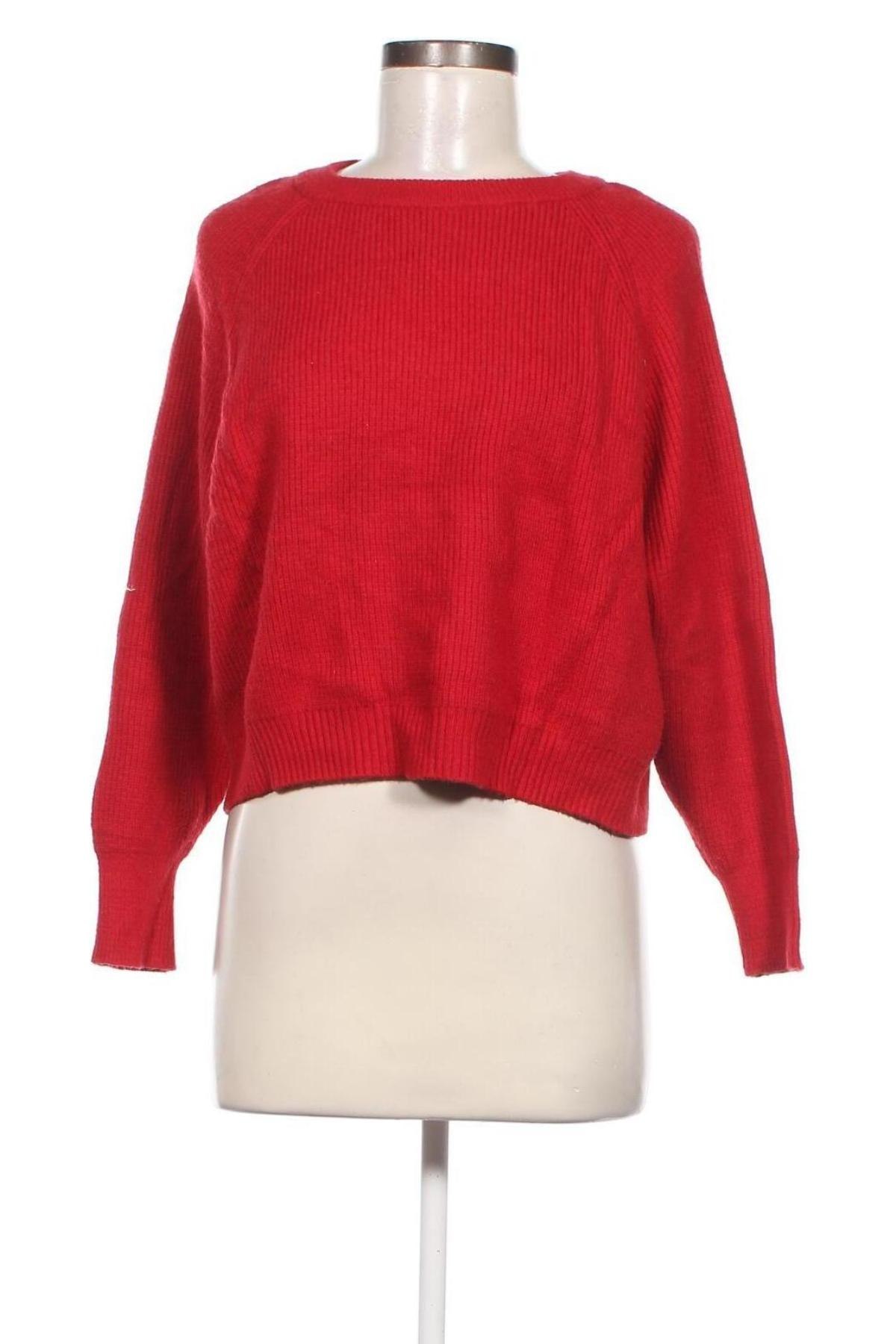 Дамски пуловер Zara, Размер S, Цвят Червен, Цена 10,80 лв.