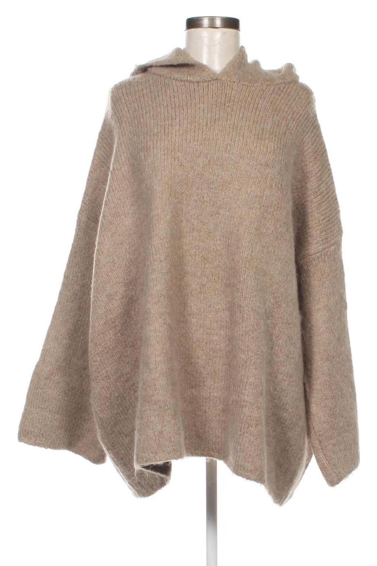 Damenpullover Zara, Größe M, Farbe Beige, Preis 9,77 €