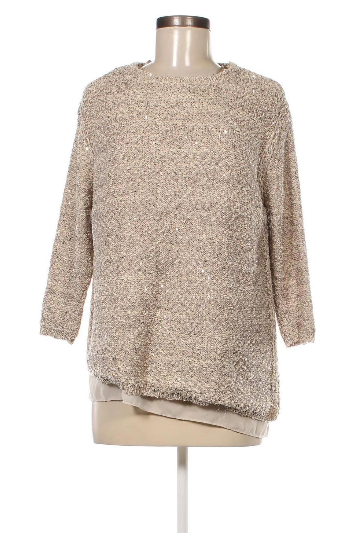 Γυναικείο πουλόβερ Zara Knitwear, Μέγεθος M, Χρώμα Χρυσαφί, Τιμή 5,51 €