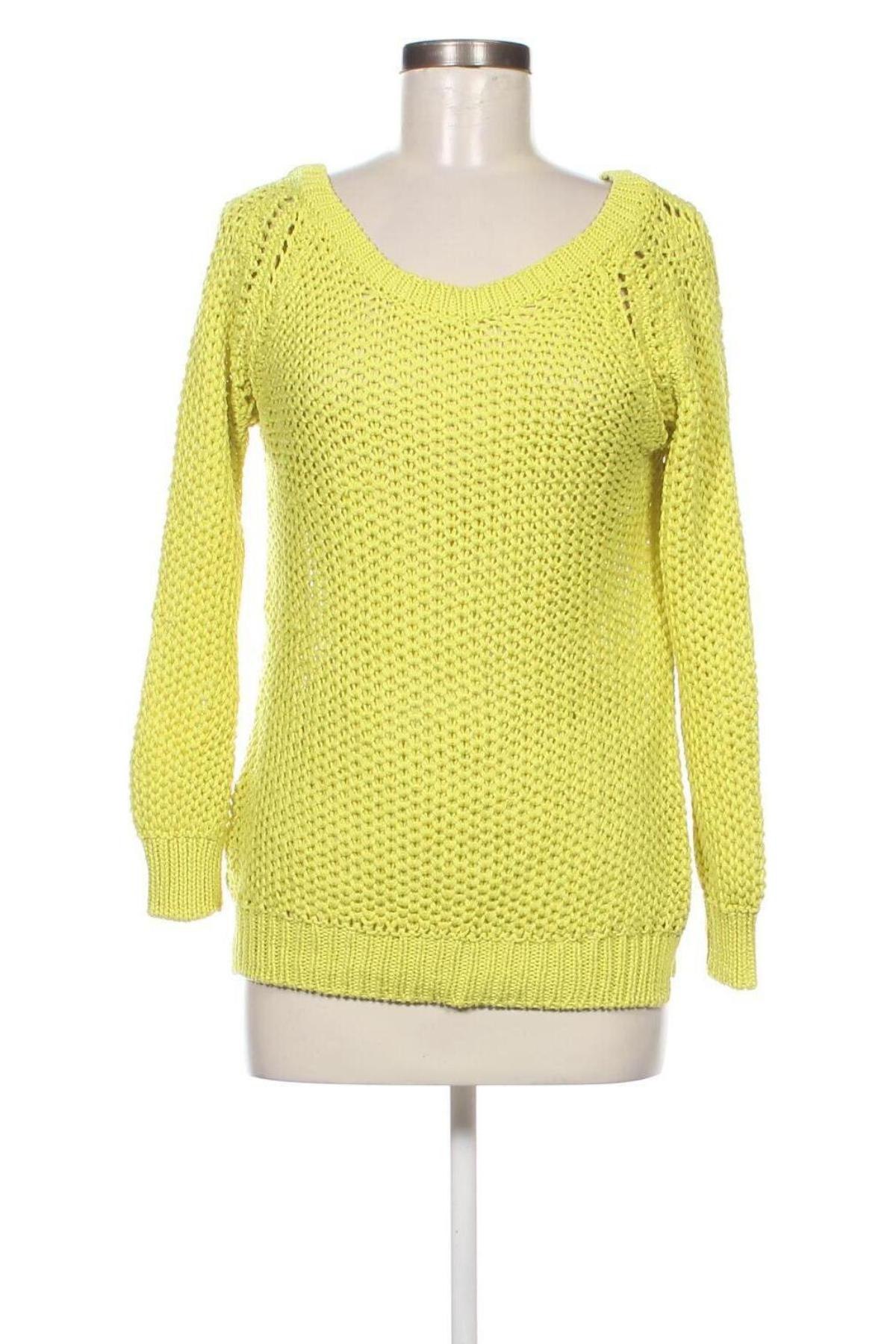 Дамски пуловер Zara Knitwear, Размер L, Цвят Зелен, Цена 10,80 лв.