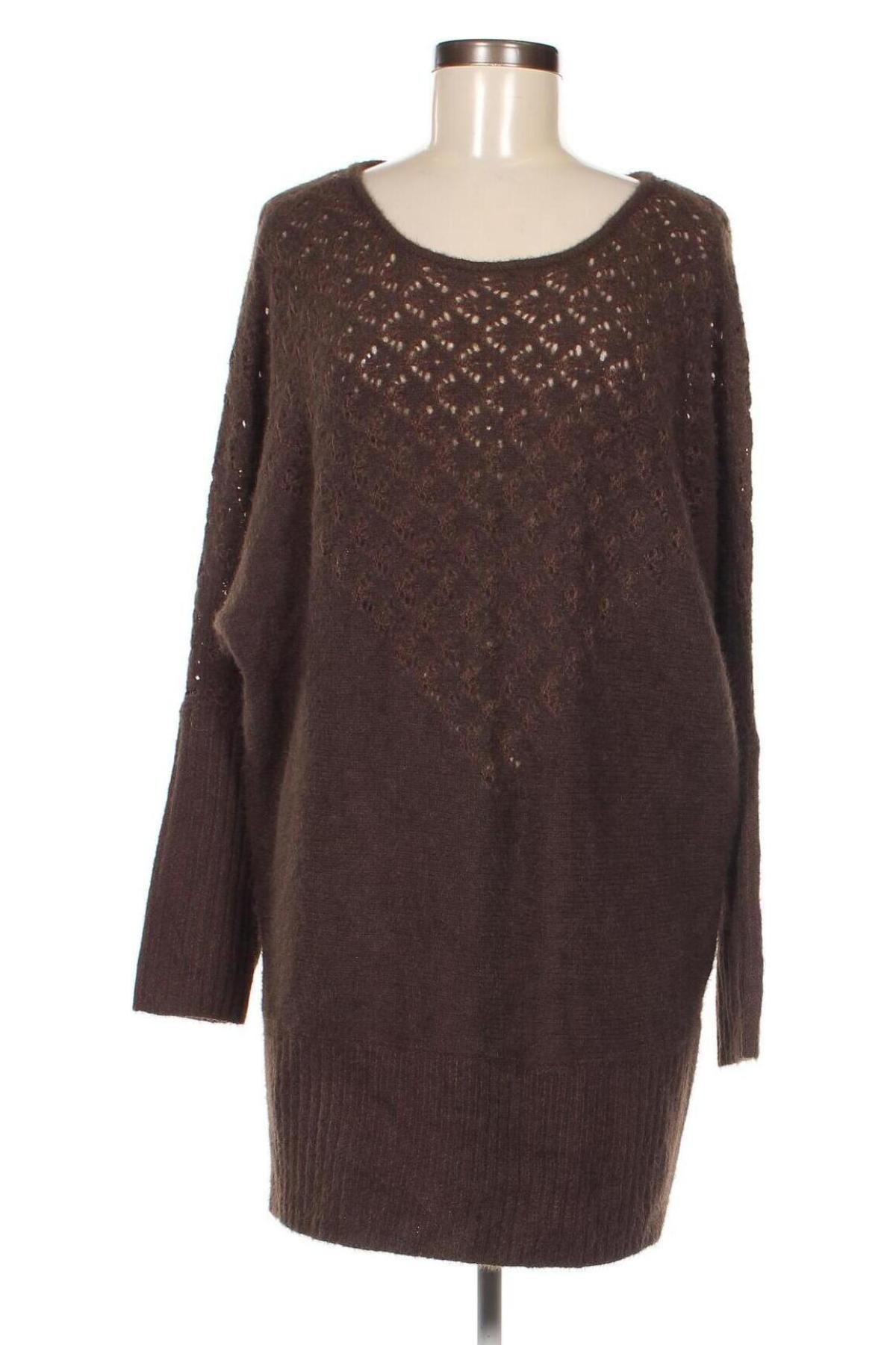 Дамски пуловер Zizzi, Размер S, Цвят Кафяв, Цена 19,20 лв.
