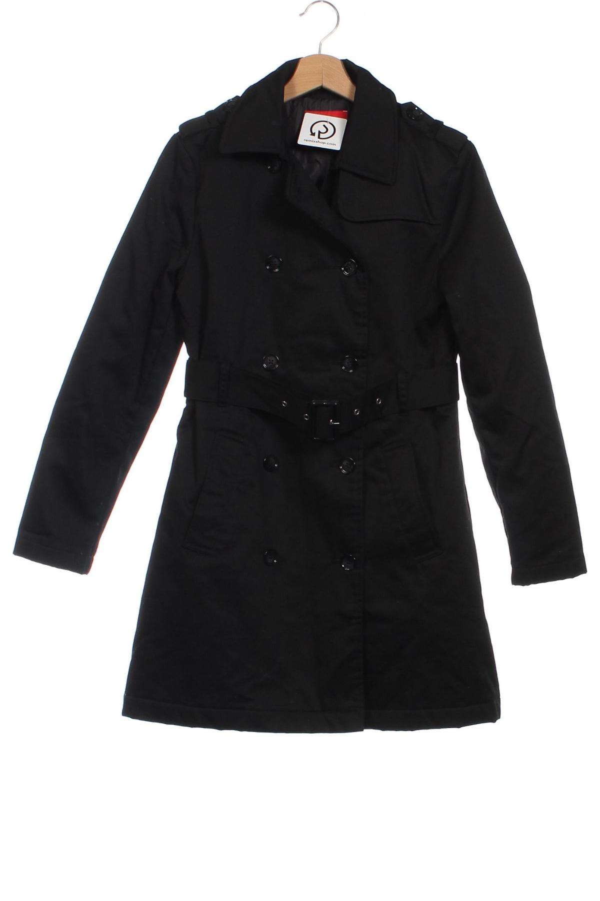 Trench de femei Guess, Mărime XS, Culoare Negru, Preț 267,57 Lei