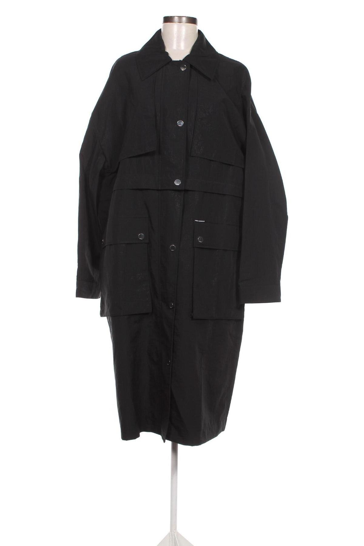 Γυναικεία καμπαρντίνα Karl Lagerfeld, Μέγεθος XL, Χρώμα Μαύρο, Τιμή 150,54 €