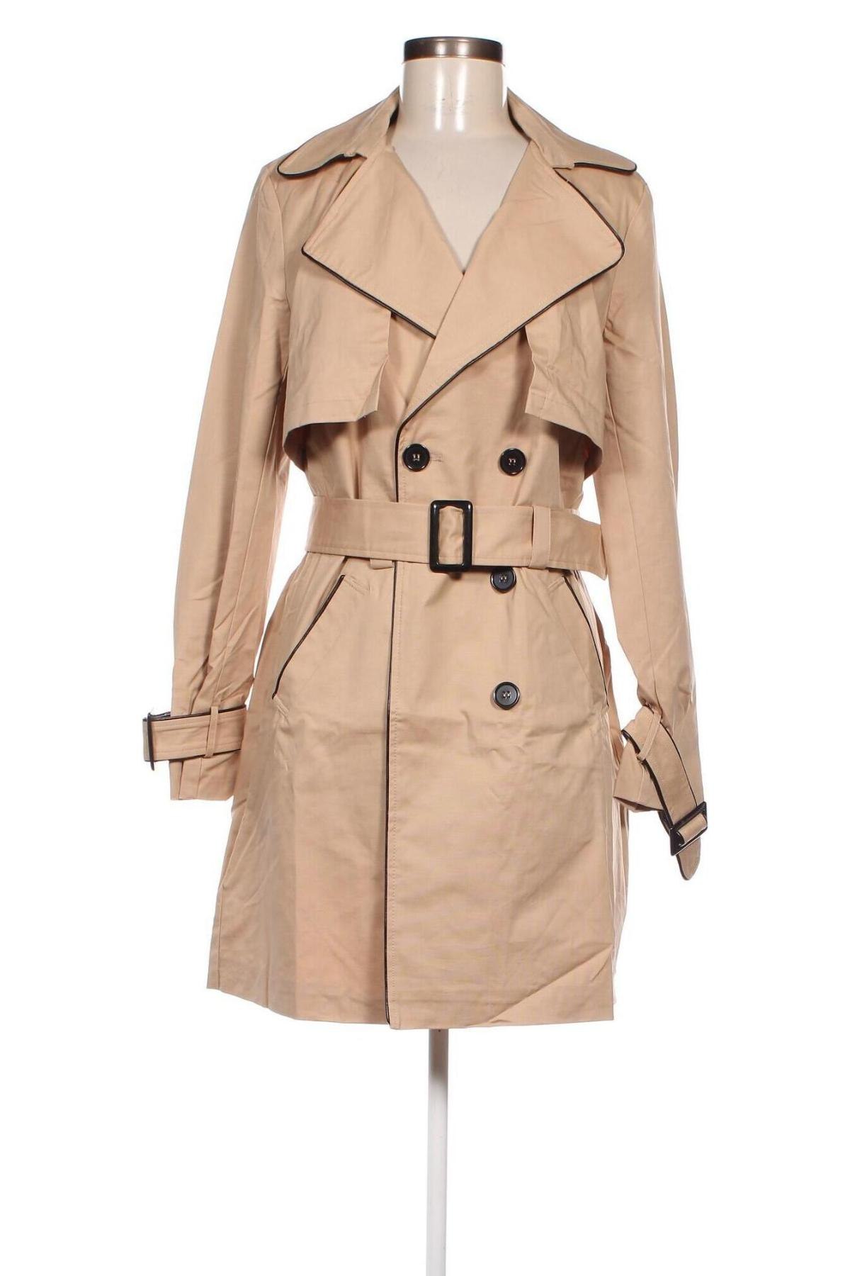 Damen Trenchcoat Naf Naf, Größe M, Farbe Beige, Preis 24,74 €