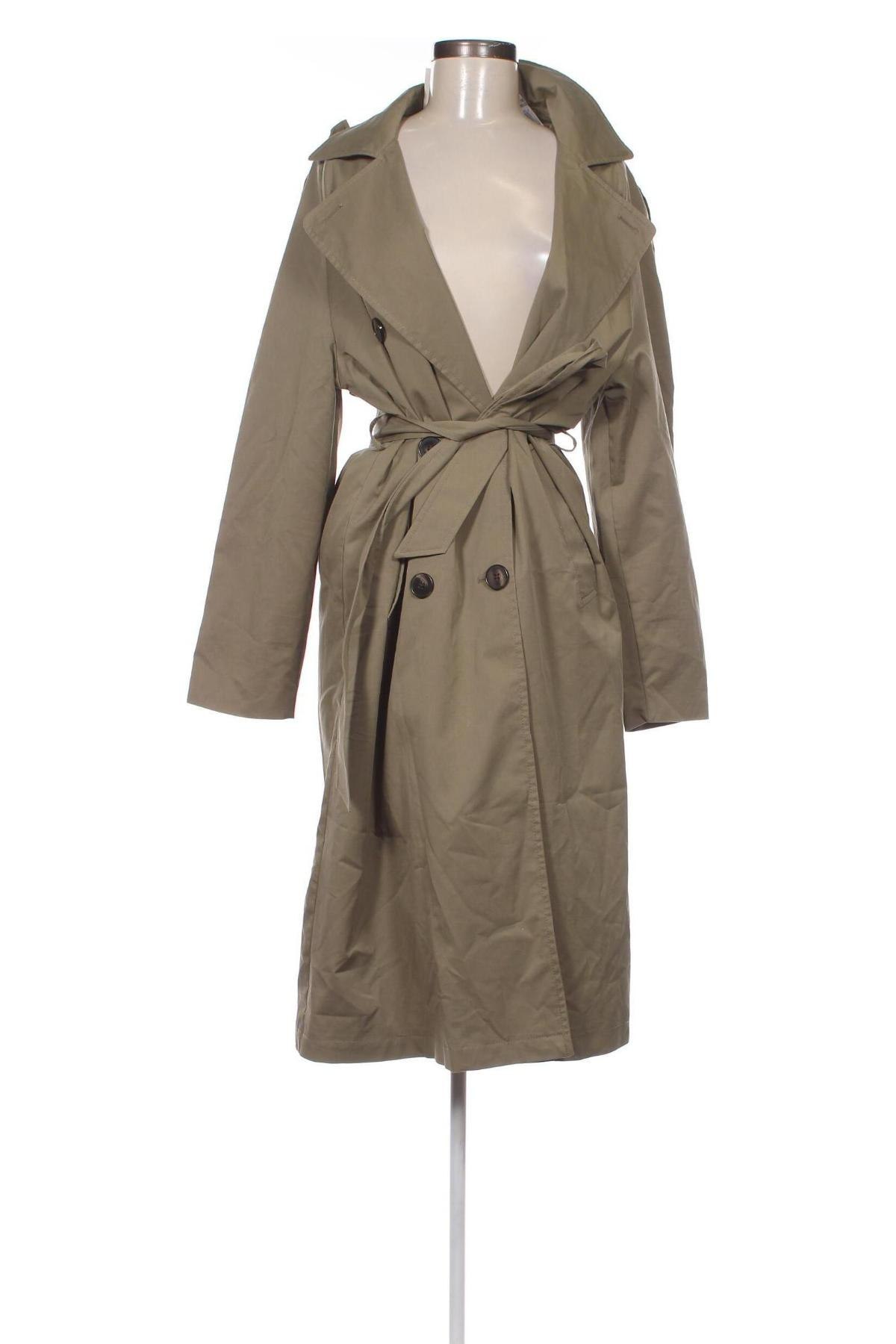 Damen Trenchcoat Pull&Bear, Größe XL, Farbe Grün, Preis 61,86 €