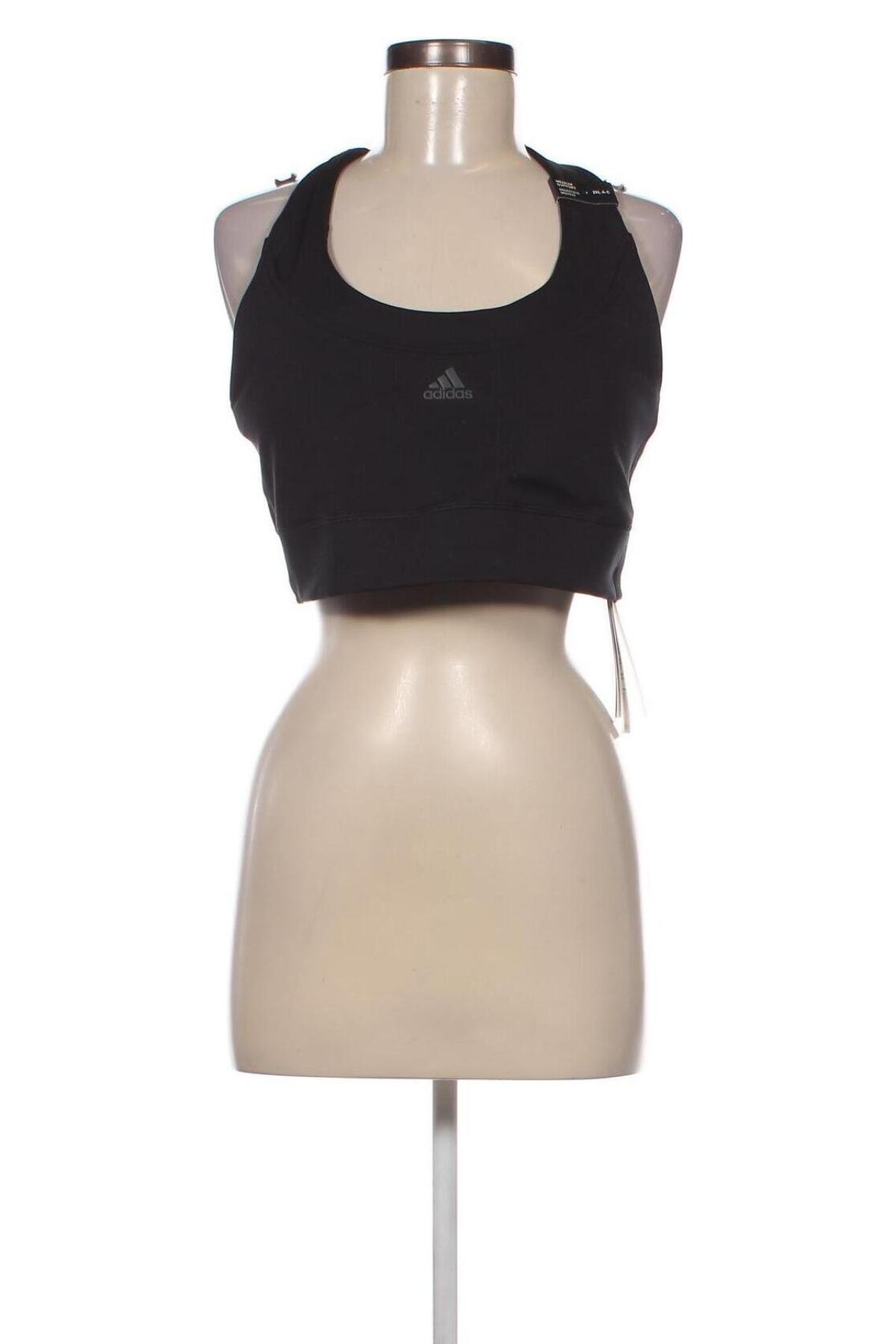 Top sport de damă. Adidas, Mărime XXL, Culoare Negru, Preț 253,29 Lei