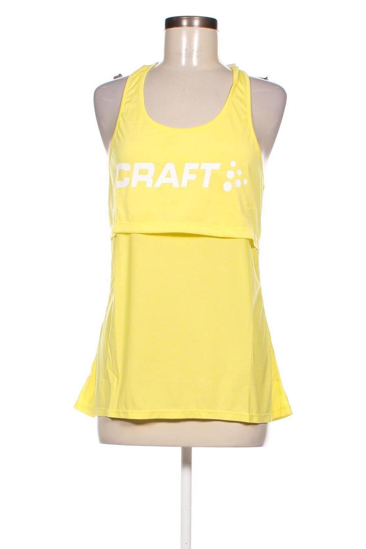 Damen Sporttop Craft, Größe M, Farbe Gelb, Preis € 7,94
