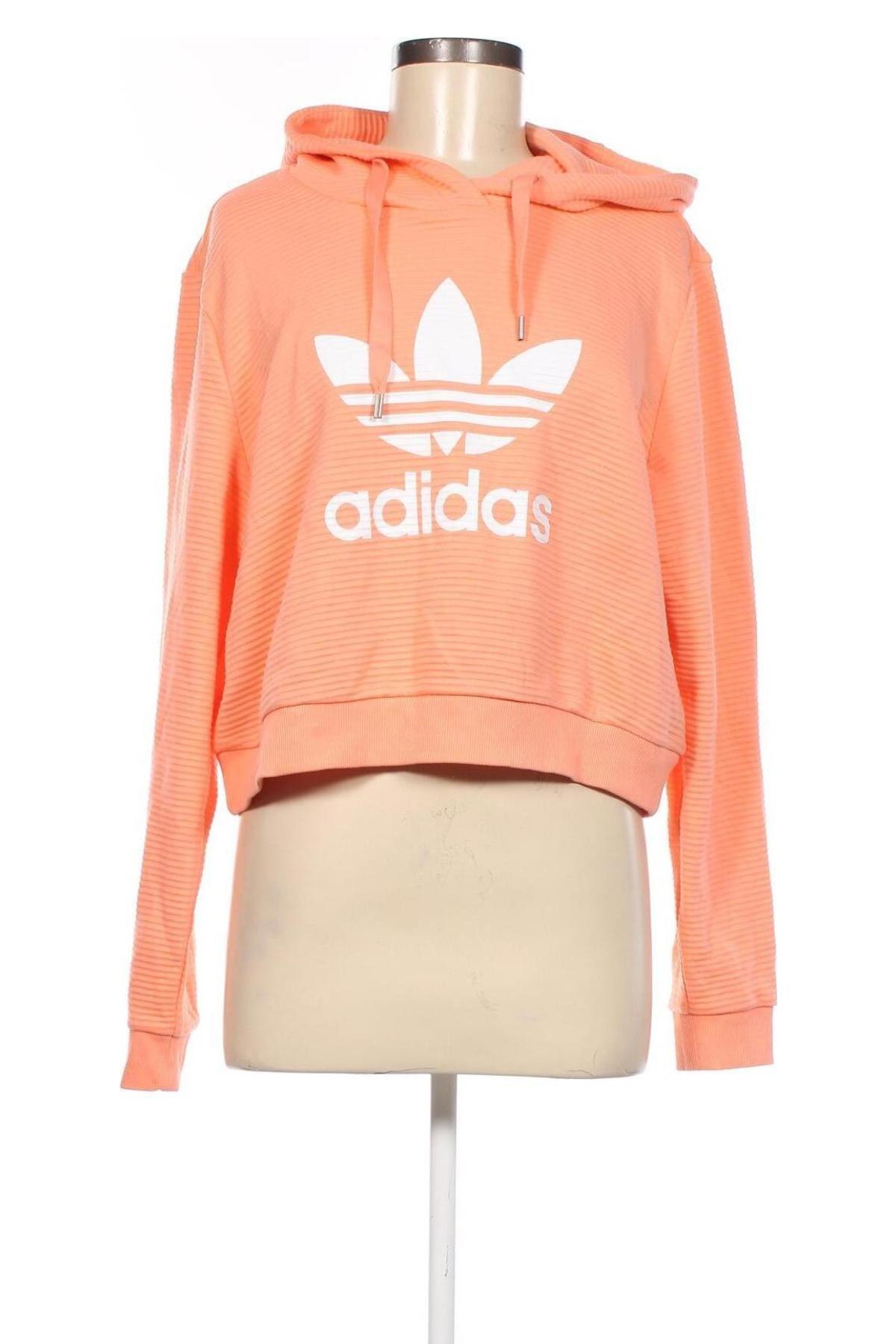 Дамски суичър Adidas Originals, Размер XL, Цвят Оранжев, Цена 40,80 лв.
