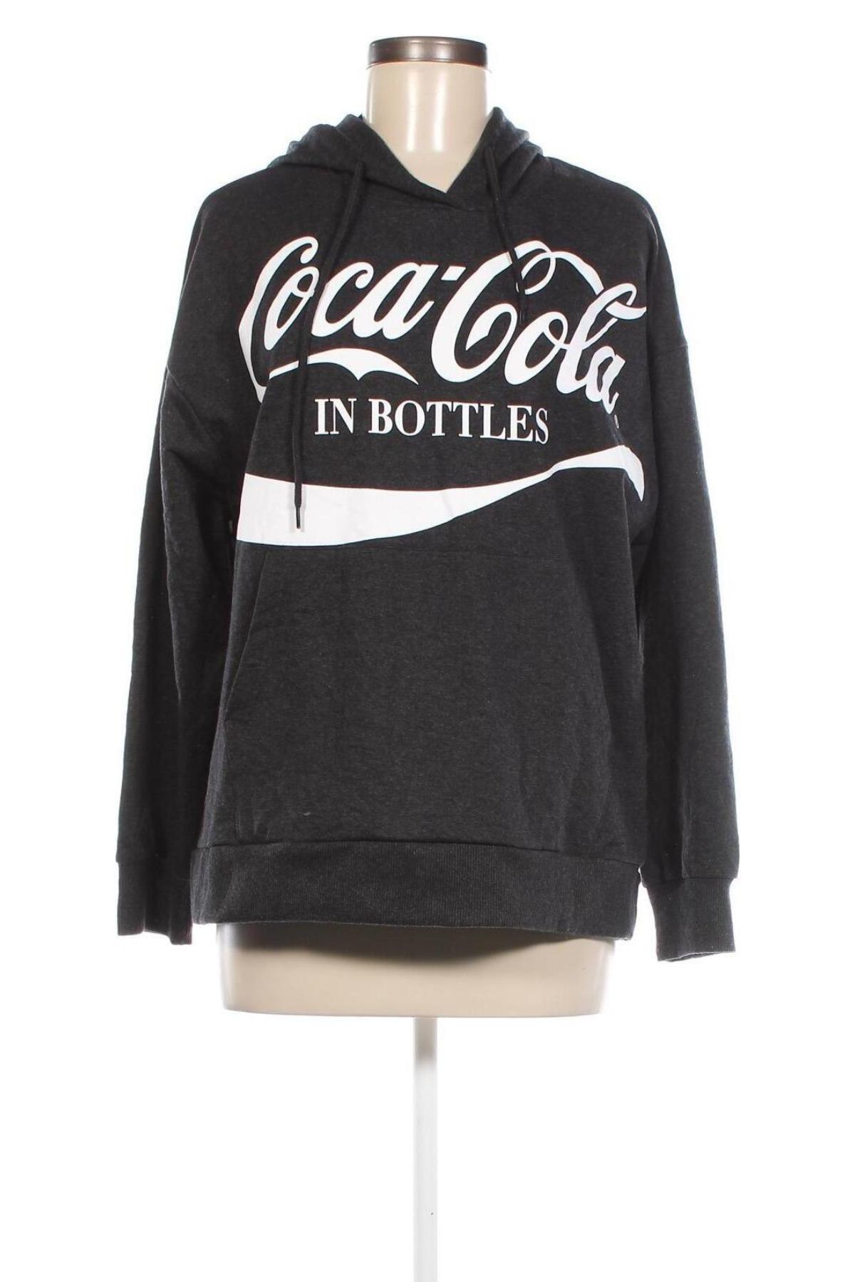 Damen Sweatshirt Coca Cola, Größe M, Farbe Grau, Preis 28,53 €