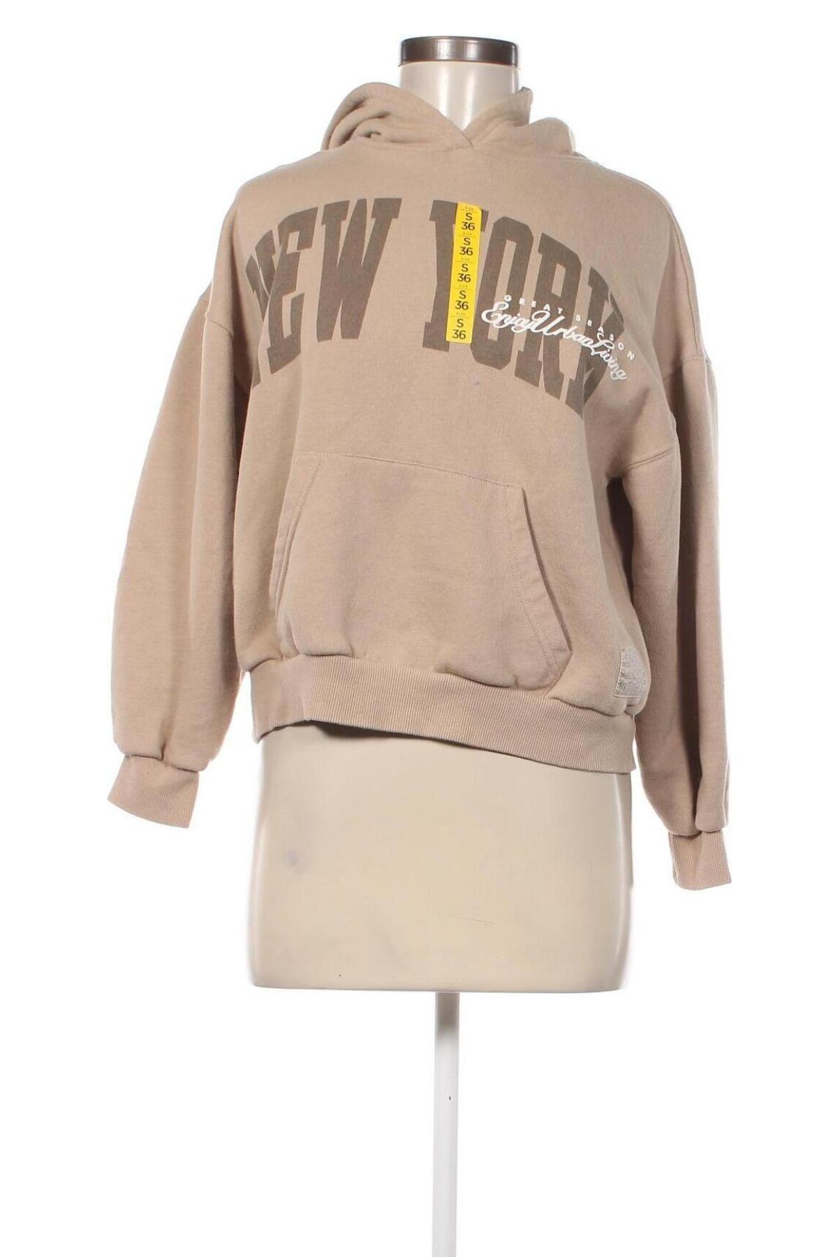 Dámska mikina  Pull&Bear, Veľkosť S, Farba Hnedá, Cena  12,80 €