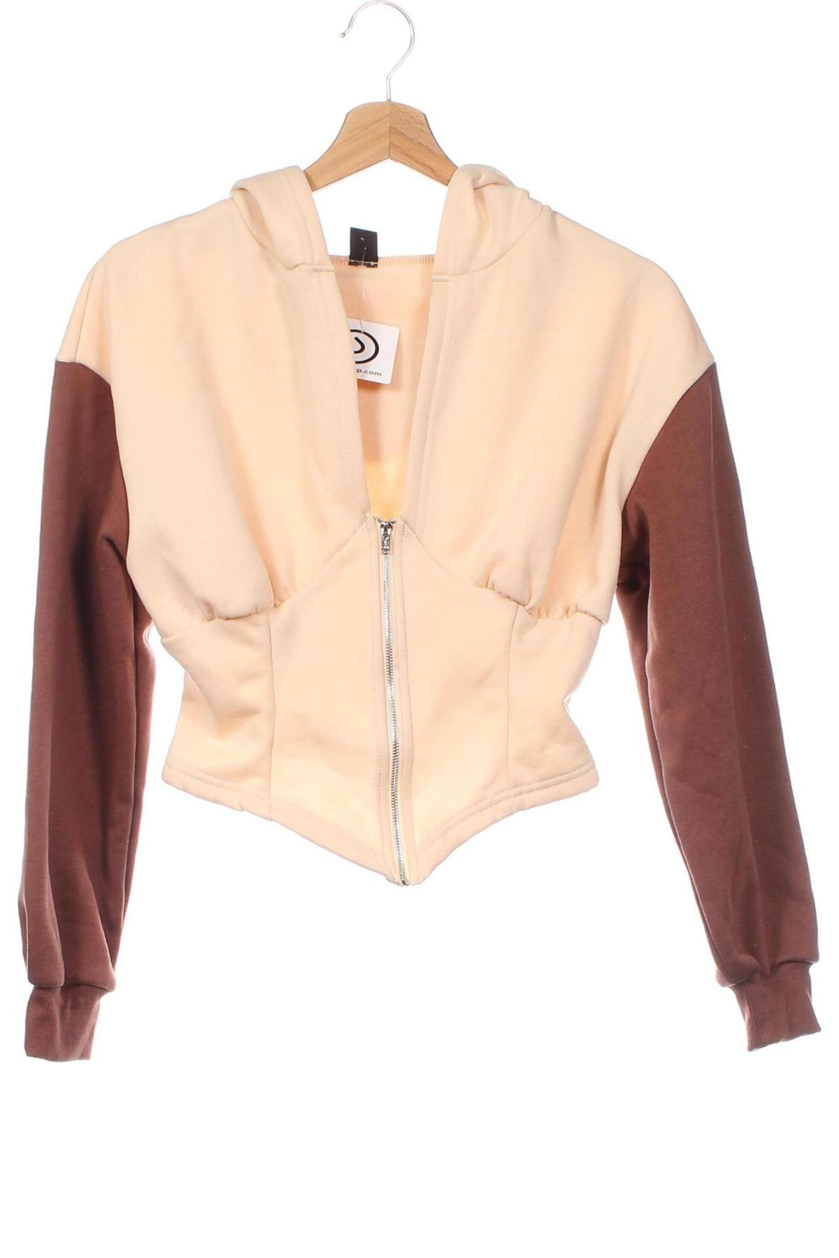 Damen Sweatshirt SHEIN, Größe XS, Farbe Beige, Preis 9,00 €