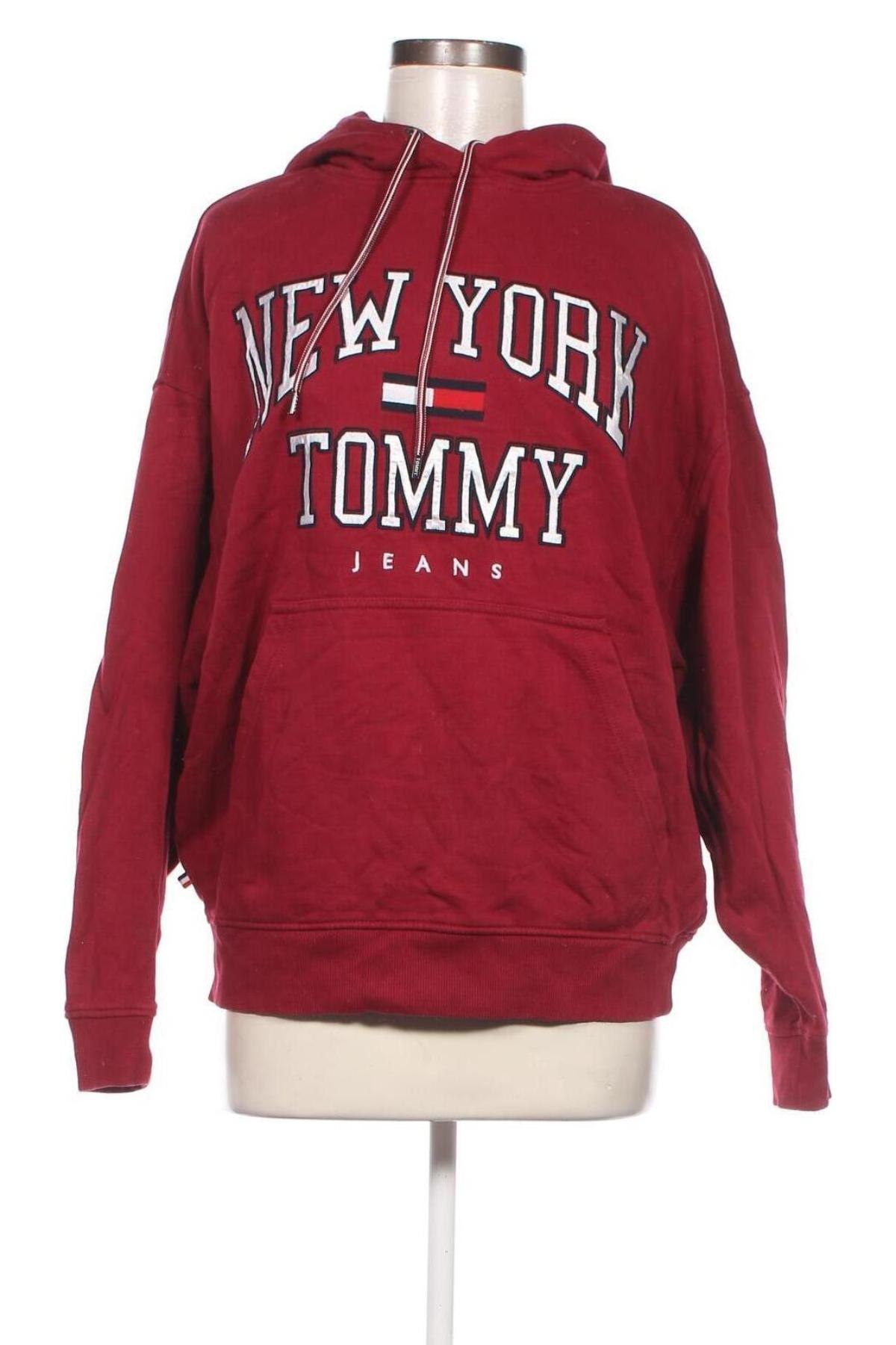 Damen Sweatshirt Tommy Jeans, Größe S, Farbe Rot, Preis 57,49 €