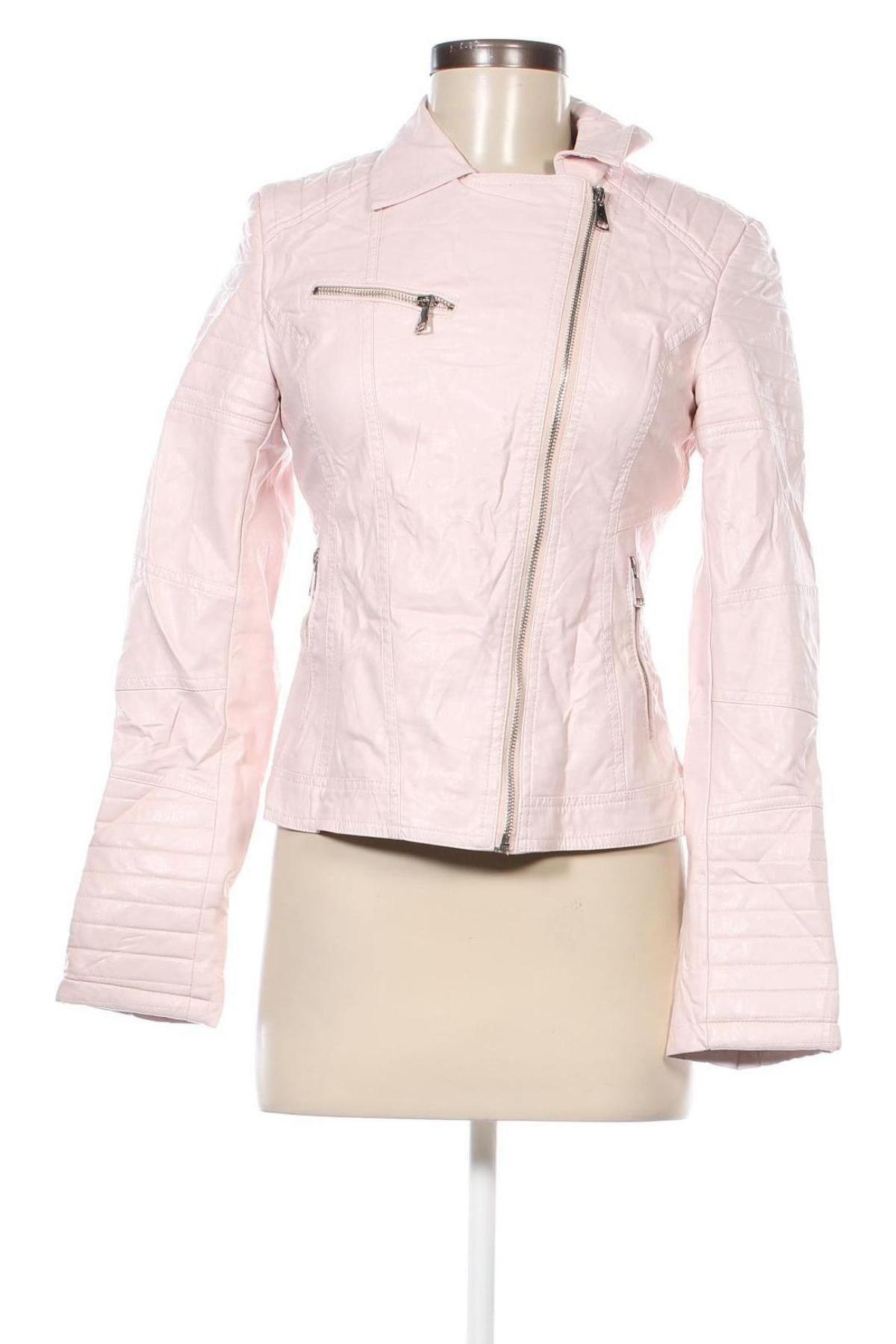 Damen Lederjacke, Größe M, Farbe Rosa, Preis € 26,60