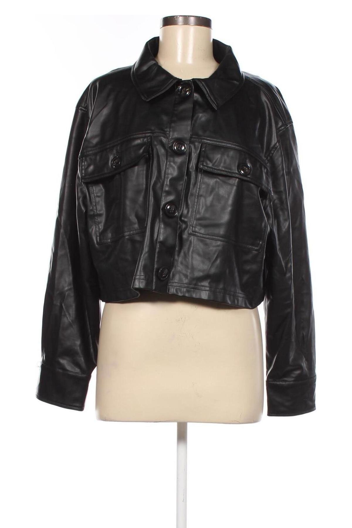 Damen Lederjacke, Größe XL, Farbe Schwarz, Preis € 21,48