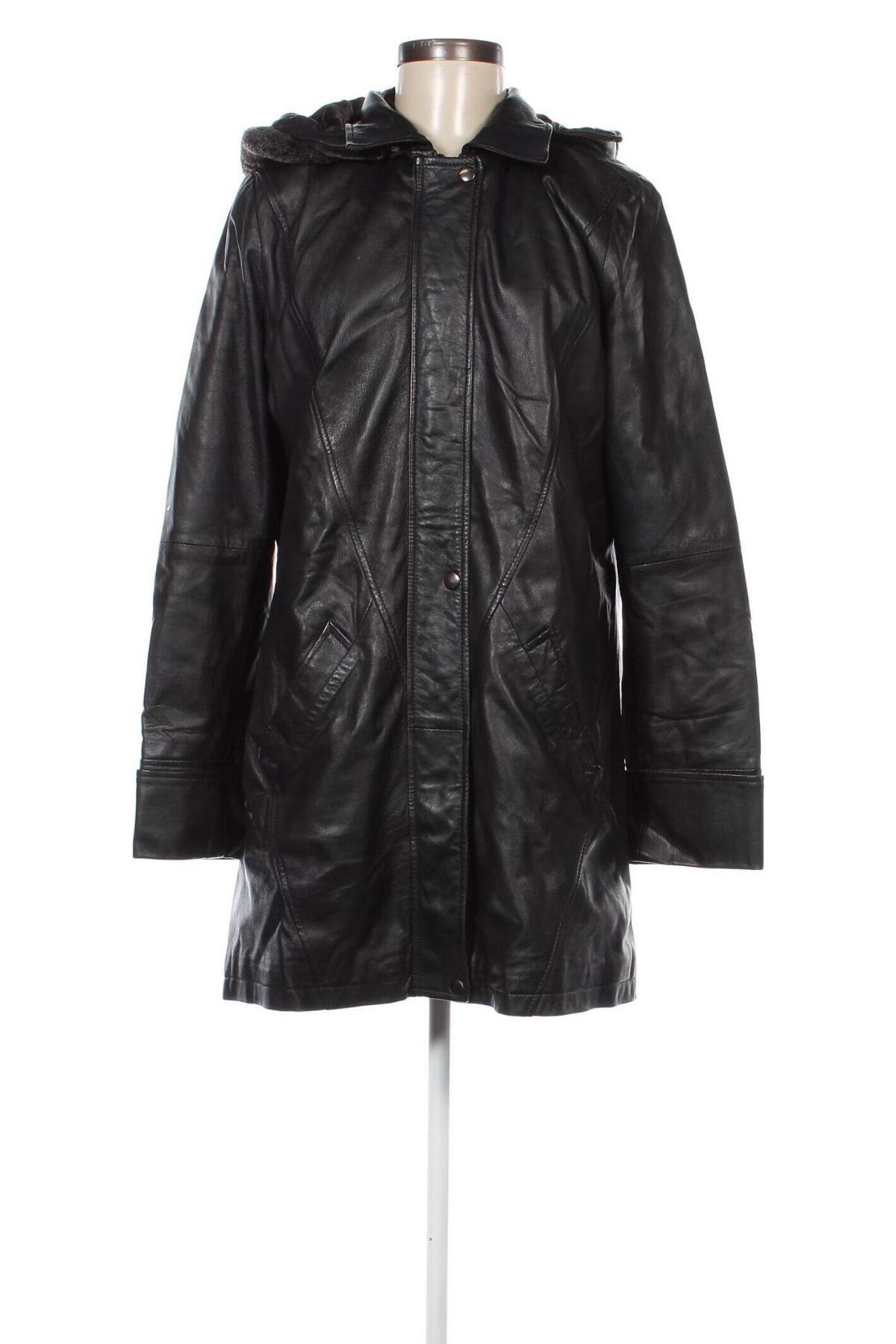 Damen Lederjacke, Größe XXL, Farbe Schwarz, Preis € 74,46