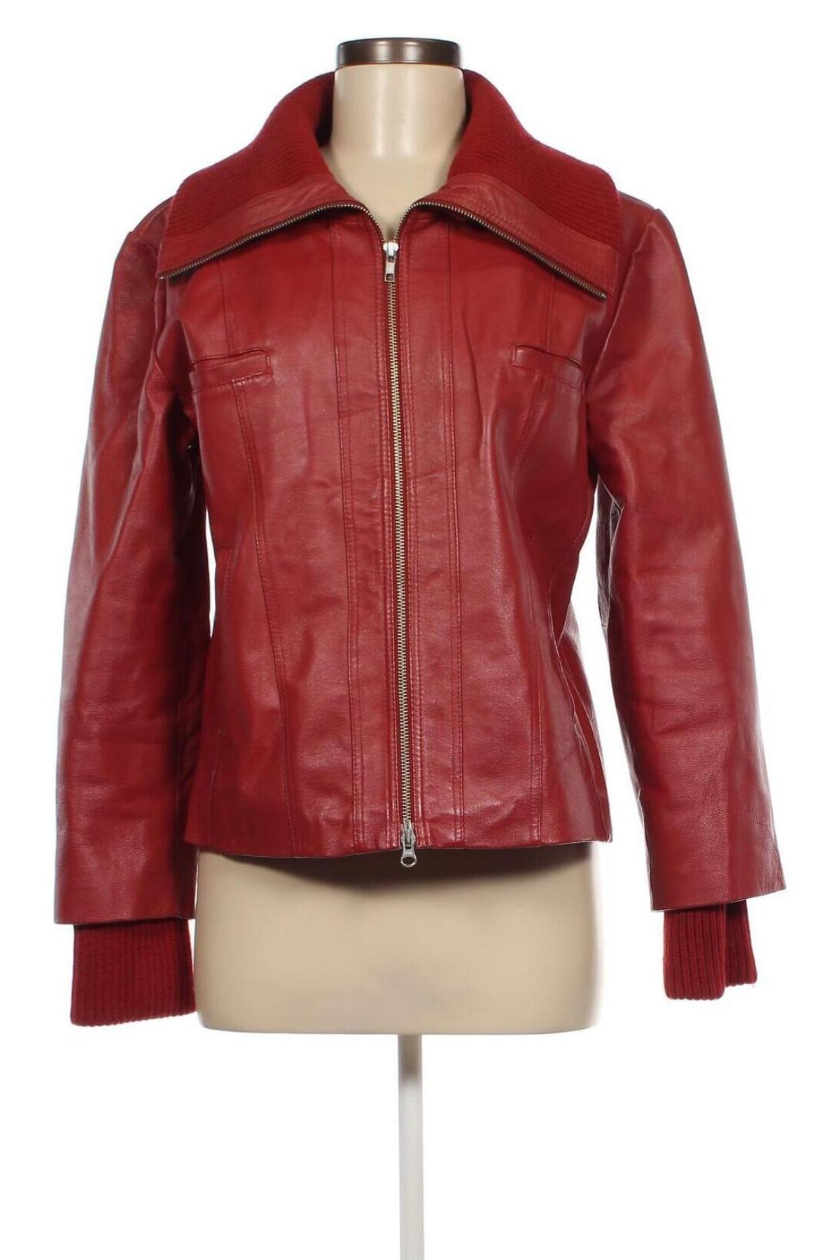 Damen Lederjacke Elements, Größe M, Farbe Rot, Preis € 54,36