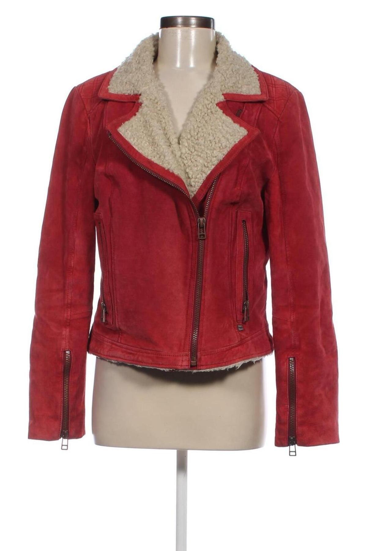 Damen Lederjacke Freaky Nation, Größe XL, Farbe Rot, Preis € 125,82