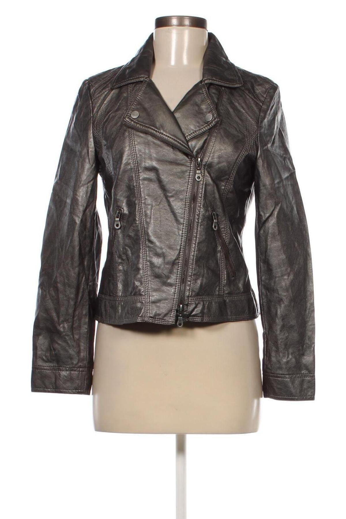 Damen Lederjacke Gerry Weber, Größe M, Farbe Silber, Preis € 27,66