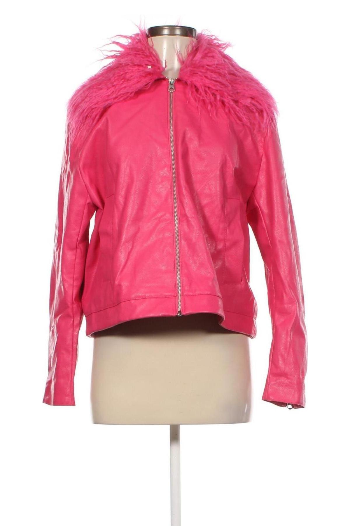 Damen Lederjacke H&M Divided, Größe M, Farbe Rosa, Preis € 16,37