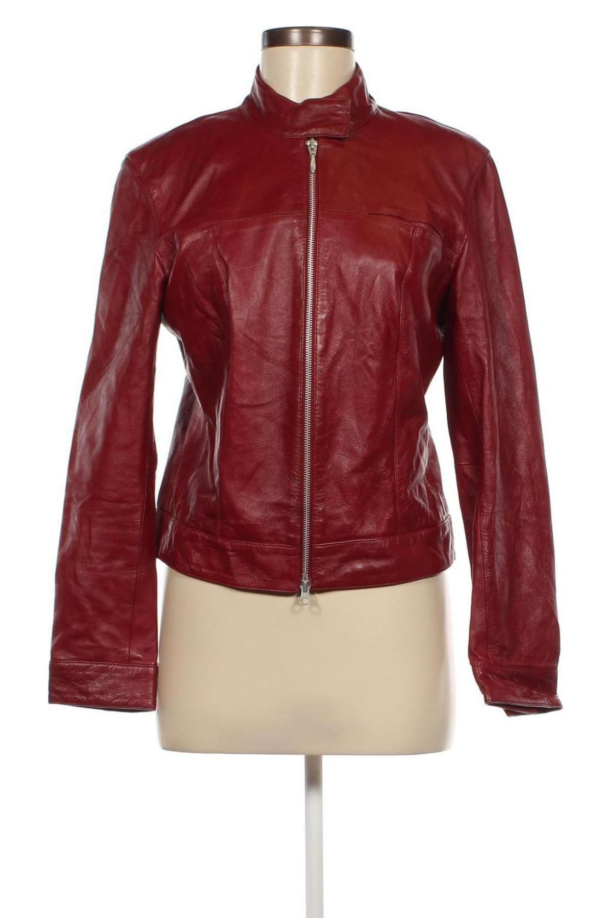 Damen Lederjacke Helline, Größe M, Farbe Rot, Preis € 58,08