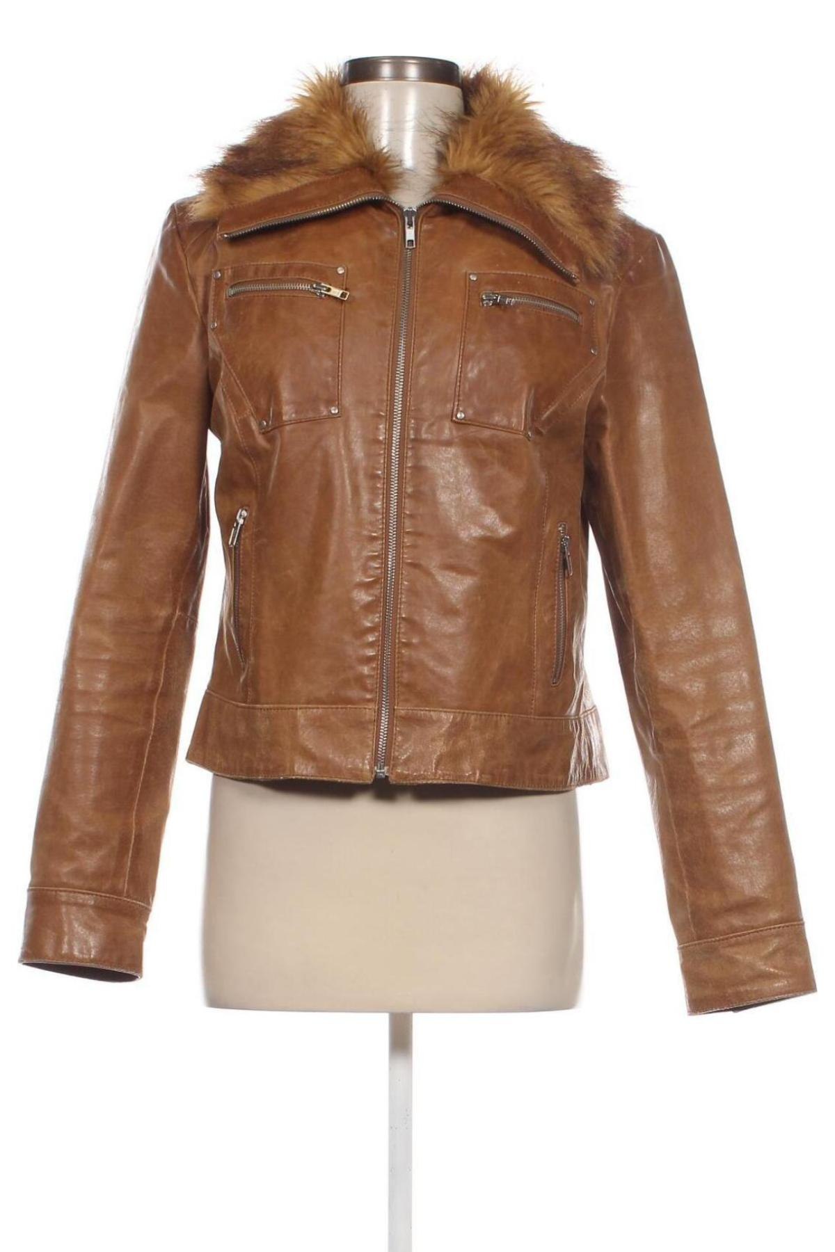 Damen Lederjacke Milla, Größe L, Farbe Braun, Preis € 29,55