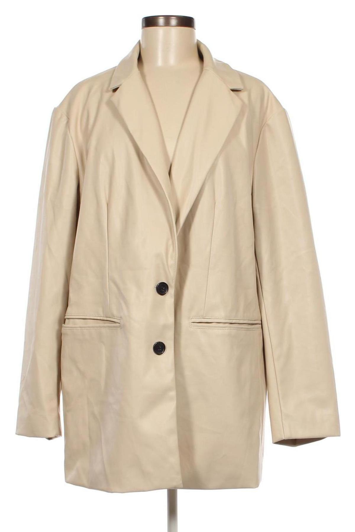 Damen Lederjacke Ms Mode, Größe XXL, Farbe Beige, Preis € 32,40