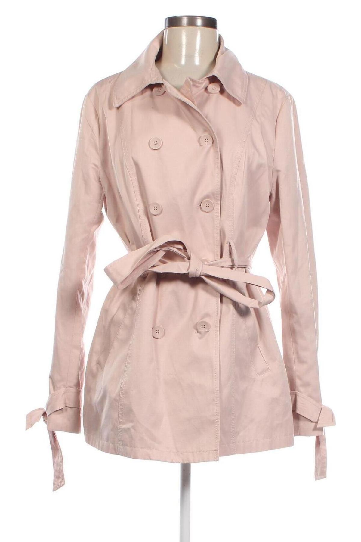 Damen Trenchcoat Orsay, Größe L, Farbe Rosa, Preis 8,77 €